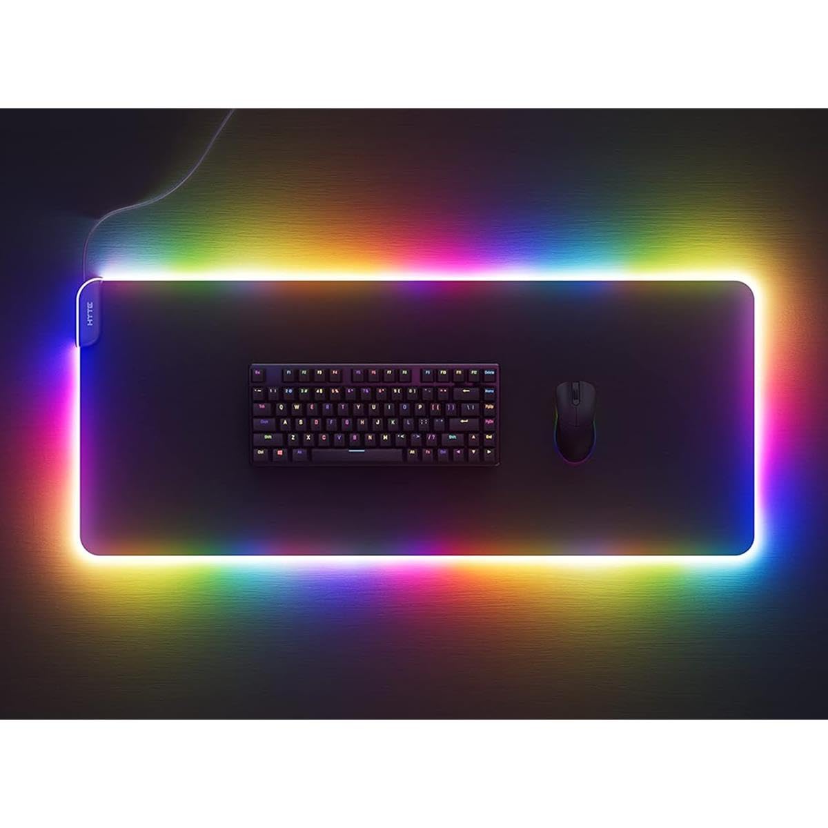HYTE CNVS Intense Play Mat - Non-Slip Gaming Mouse Pad with Waterproof Surface for PC, Laptop & Console Gamers - Perfect for Esports, Office & Home Gaming Setup