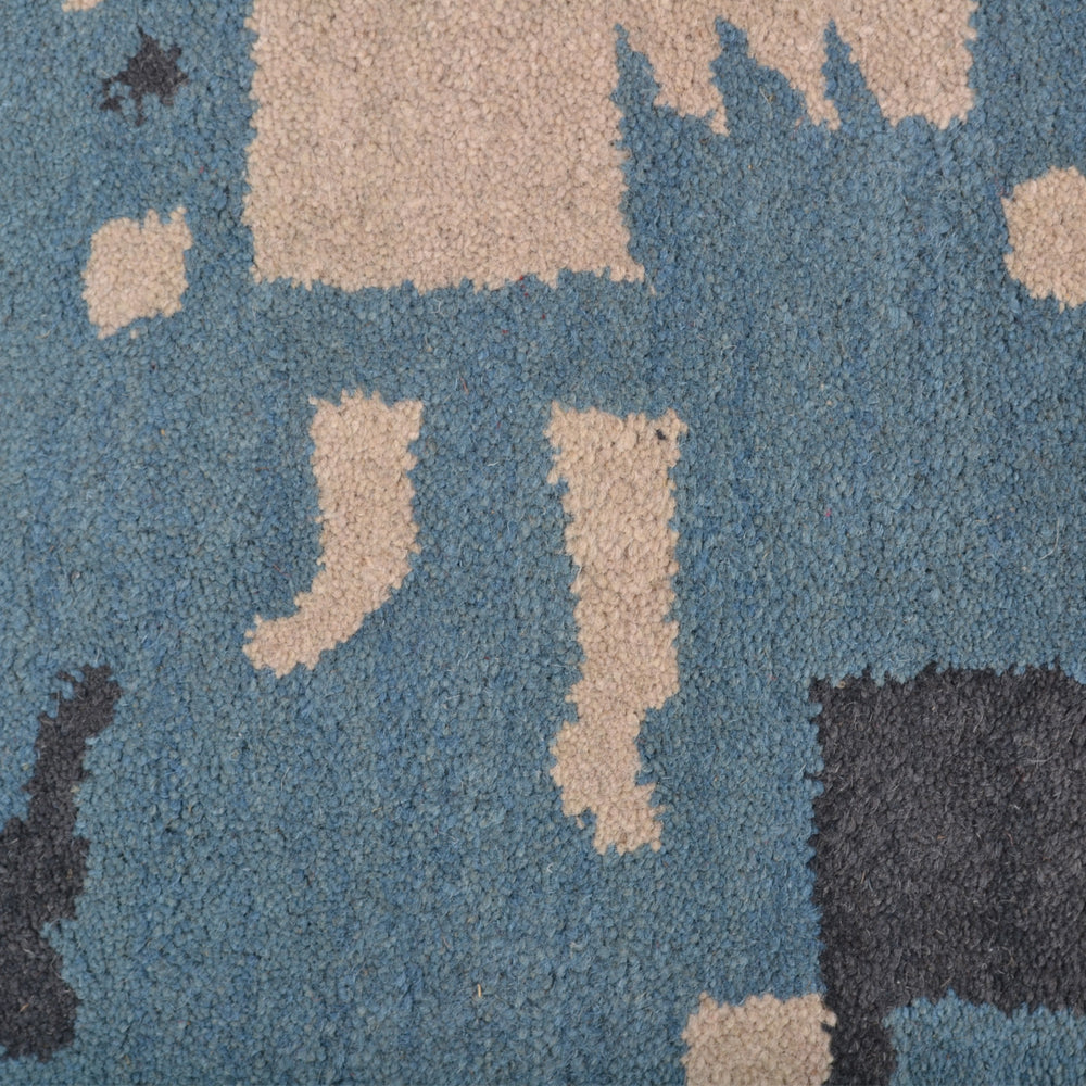 Genesis Hand Tufted Rug - Soft & Durable Wool Area Rug for Living Room, Bedroom, Nursery - Non-Slip & Stain Resistant Home Decor