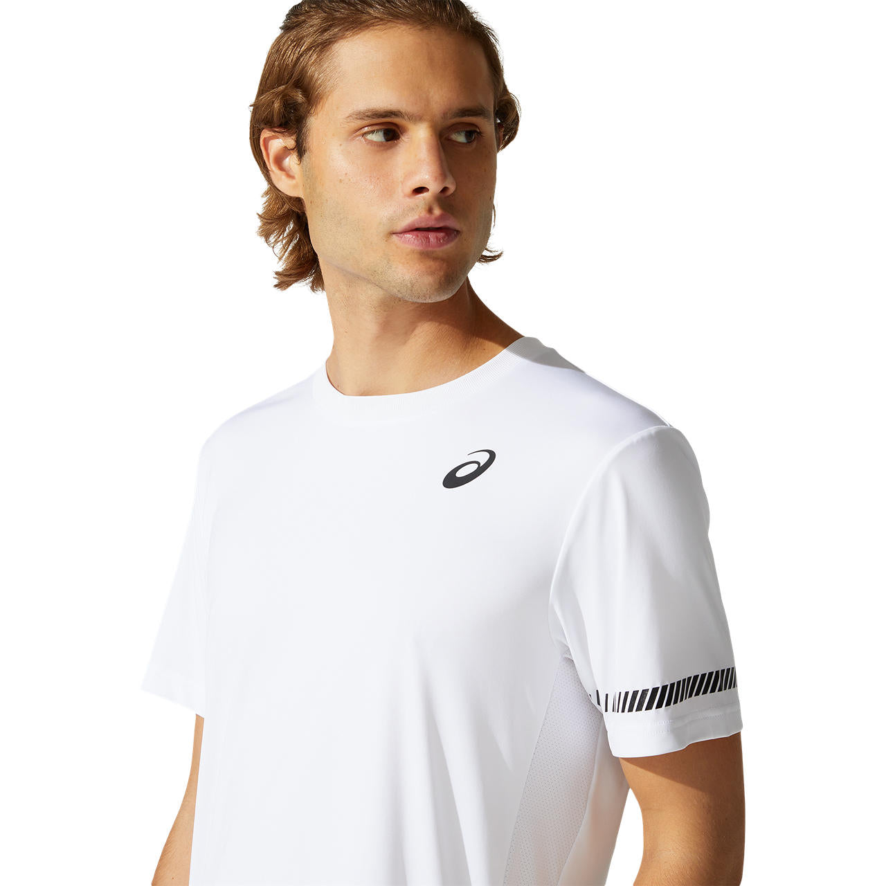 ASICS Men's Performance Tennis Polo Shirt - Moisture-Wicking Quick-Dry Activewear Top for Court Sports (White) - Perfect for Tennis, Pickleball & Casual Wear