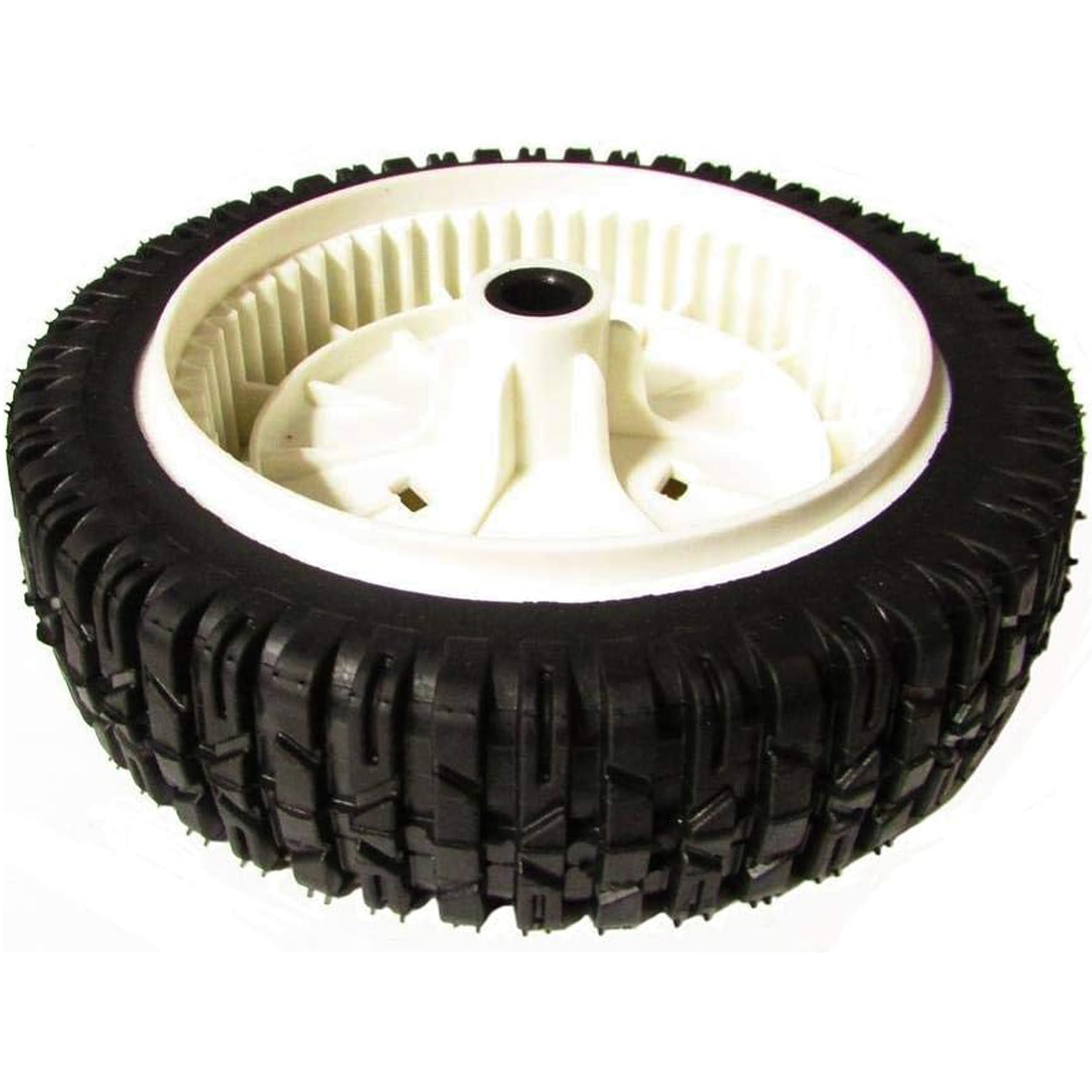 Lawn Mower Front Drive Wheel Replacement for Craftsman Husqvarna Poulan AYP - Fits Models 180773, 532180773, 180775, 532180775 - Durable White Replacement Part for Smooth Lawn Maintenance