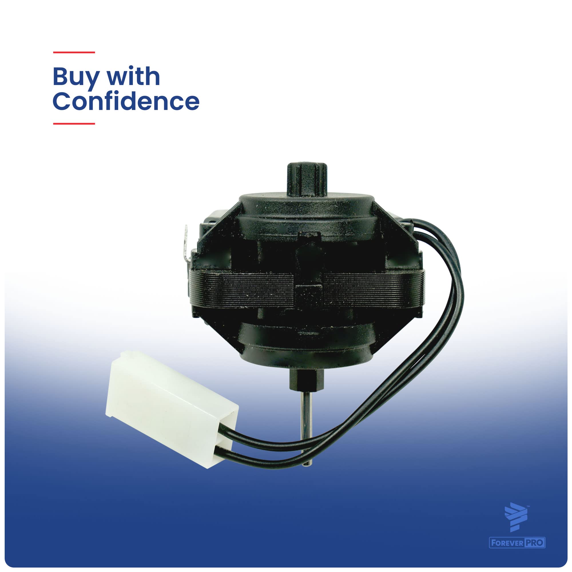 ForeverPRO 2315539 Whirlpool Refrigerator Evaporator Fan Motor Replacement - Compatible with Top Brand Models, Fits 2219689 | Perfect for Cooling System Repair & DIY Appliance Maintenance