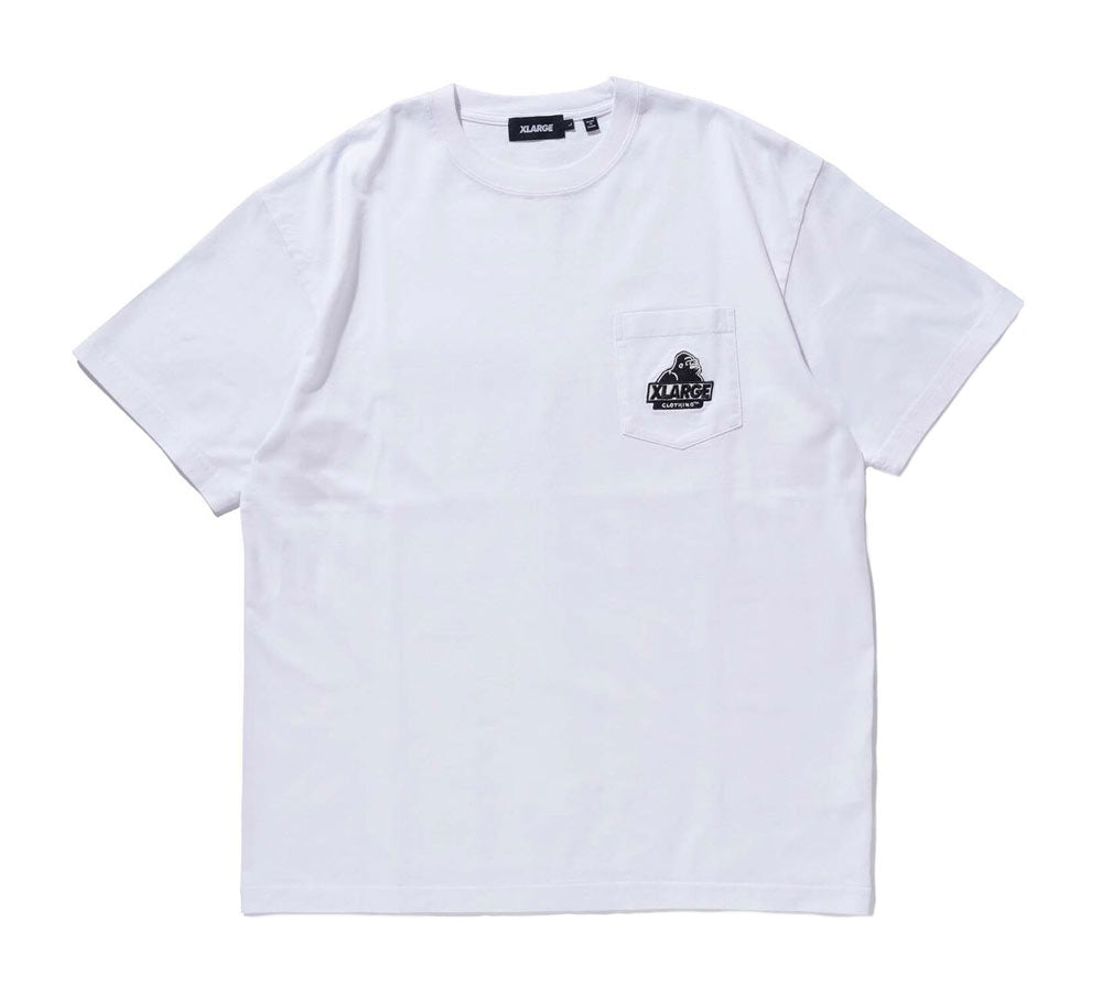 Embroidered Slant Pocket Short Sleeve T-Shirt for Men - Casual Streetwear & Everyday Comfort