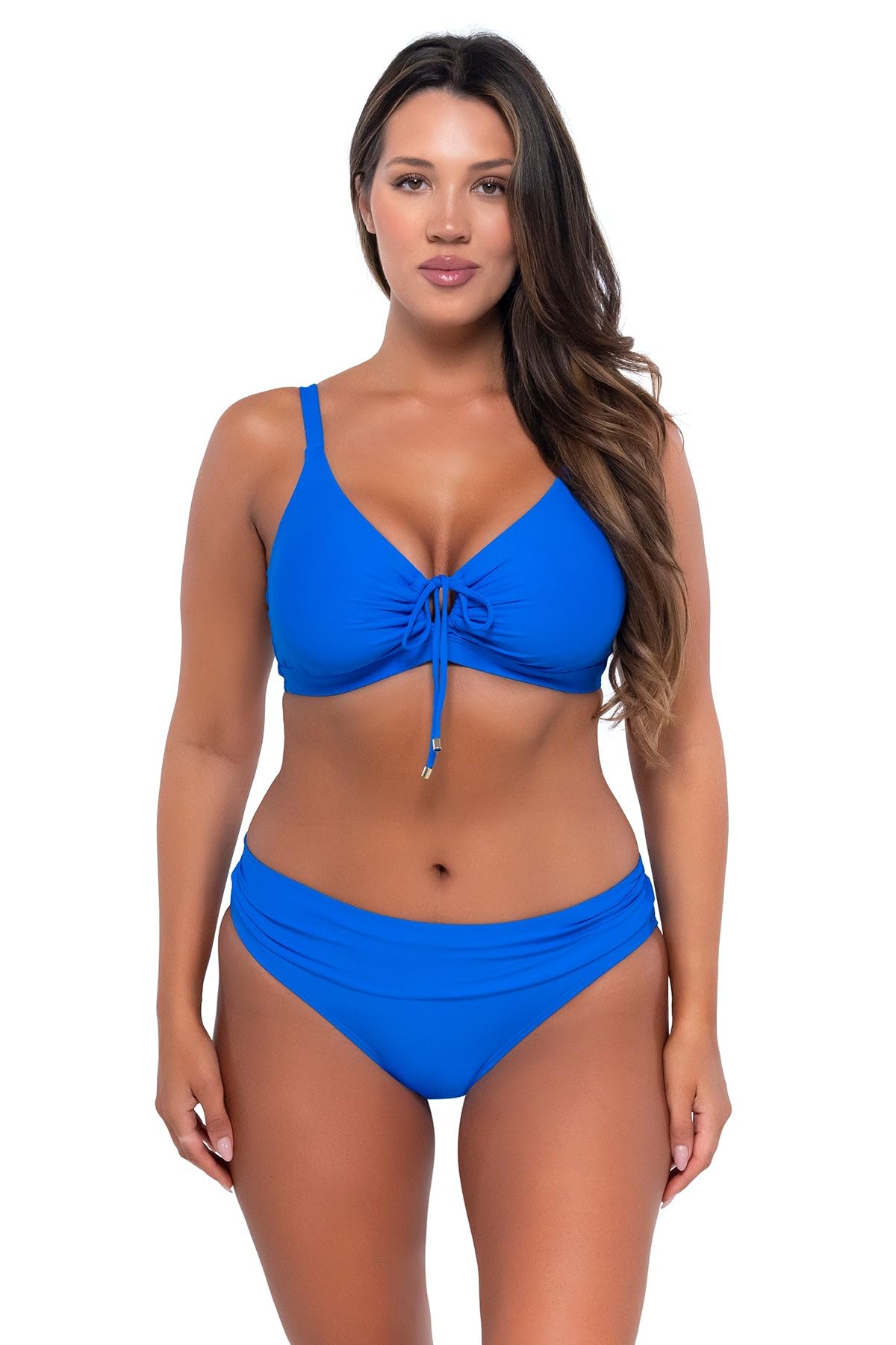 Sunsets Women's Kauai Keyhole Bikini Top Swimsuit with Underwire - Sexy Push Up Swimwear for Beach, Pool & Vacation