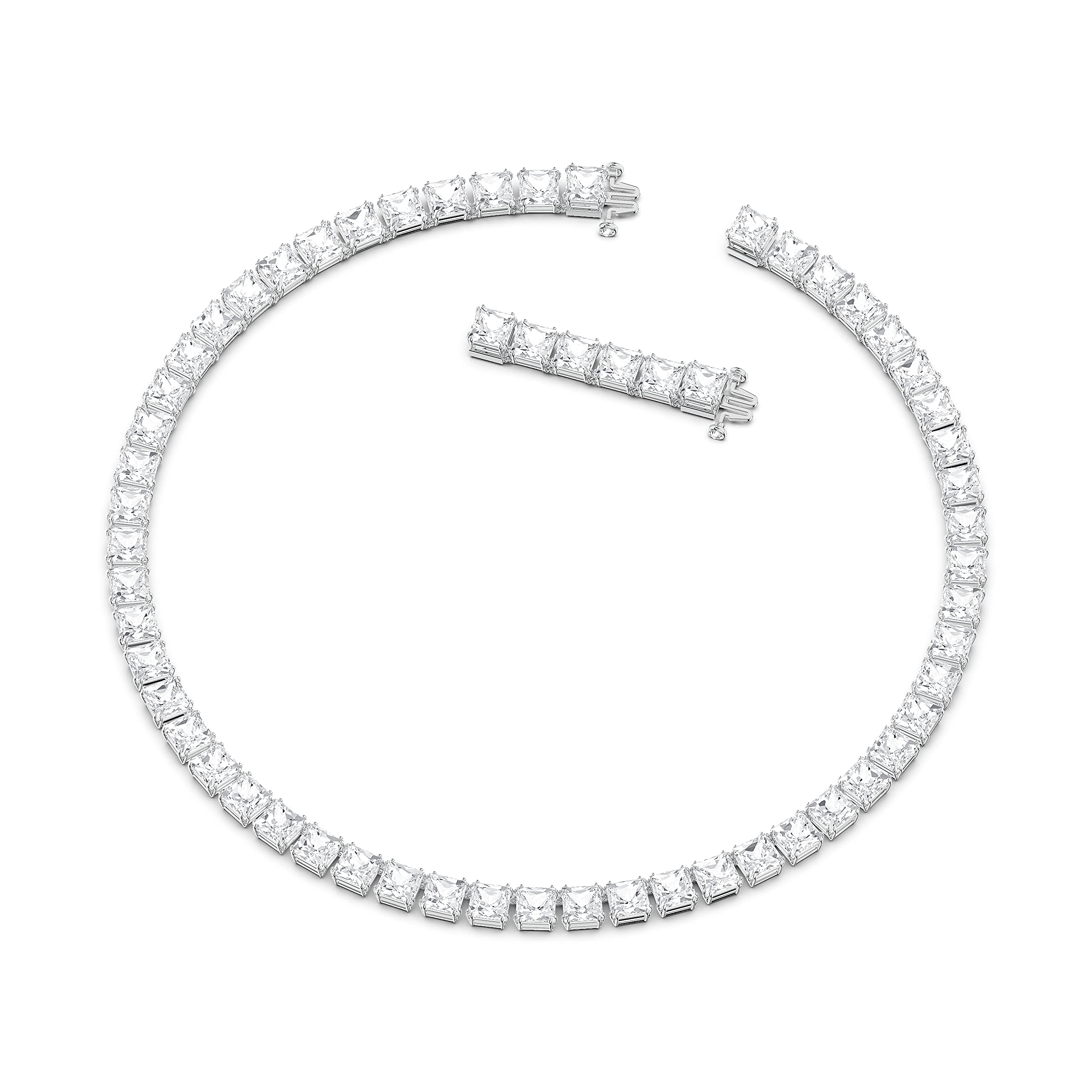 Swarovski Millenia Earrings and Necklace Set - Genuine Crystal Jewelry Collection with Clear Crystals & Rhodium Plating | Perfect for Weddings, Anniversaries, and Special Occasions