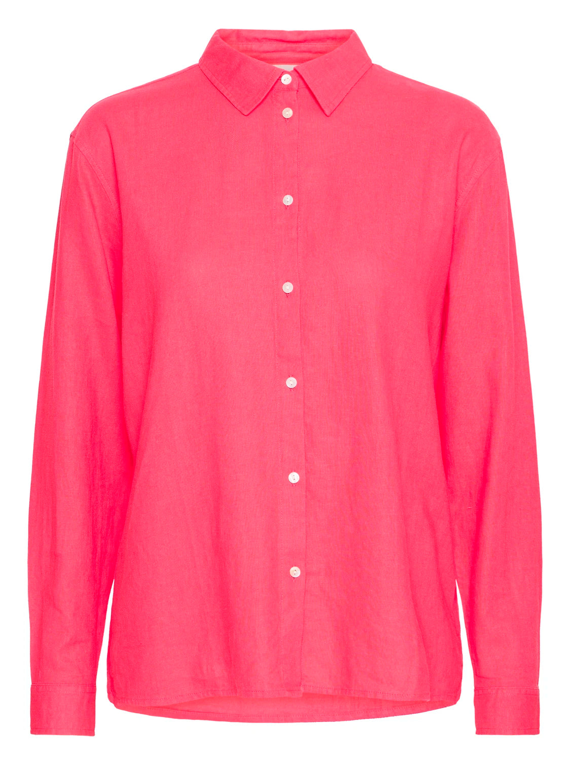 Stylish Helen Shirt in Geranium Print - Women's Fashion Blouse for Casual Wear & Office Outfits