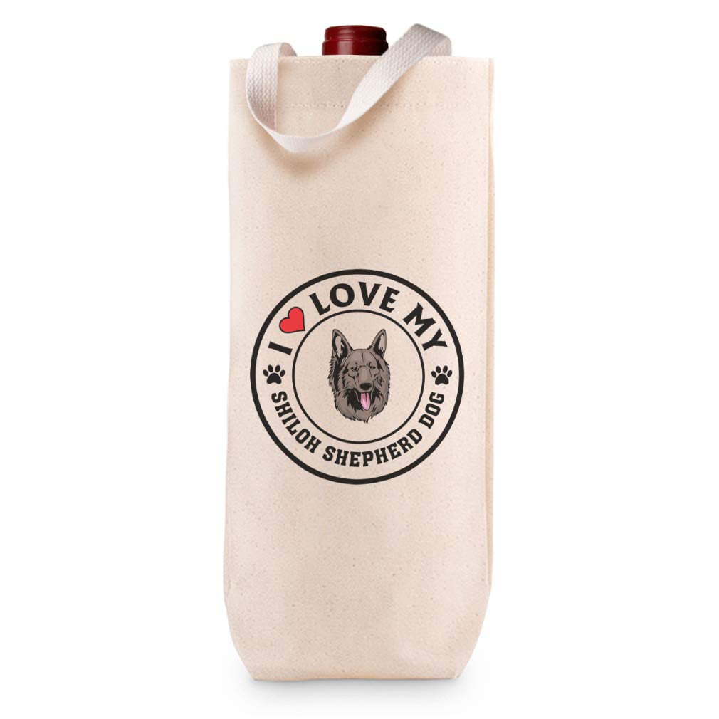 Custom Cotton Wine Gift Bag for Dog Lovers - 
