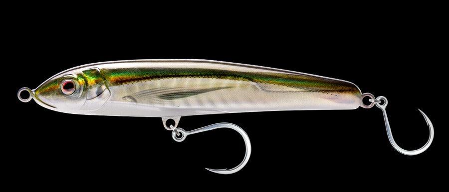 Nomad Riptide 105 Fast Sinking Stickbait Fishing Lure - Premium Saltwater & Freshwater Bait for Bass, Walleye, and Trout - Ideal for Deep Water Trolling and Casting