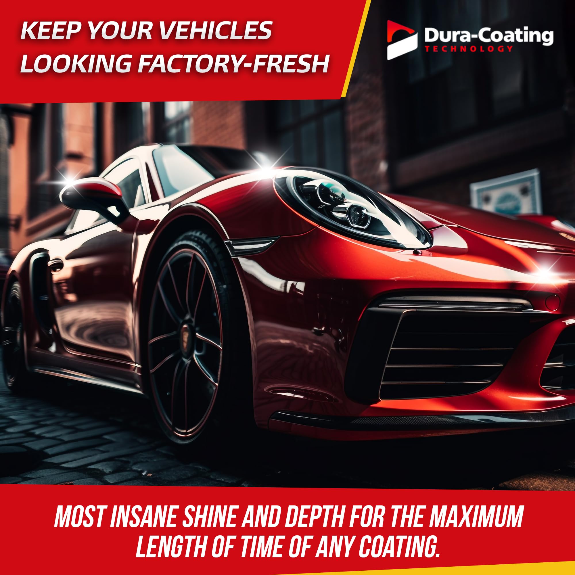 DURA-COATING X-Treme Nano Ceramic Coating for Cars - 5-Year Protection with 1 Coat (50ml) - High Gloss Car Polish & Detailing Solution - Perfect for Show Cars, Daily Drivers & Auto Enthusiasts