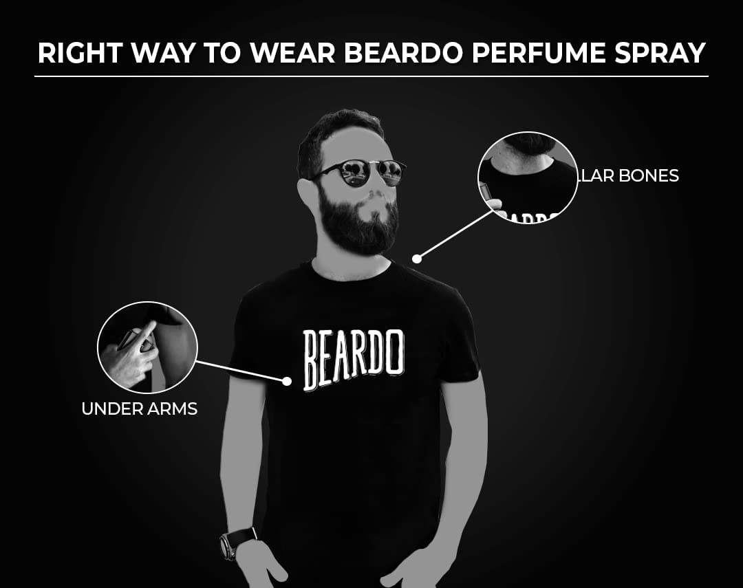 Beardo DON Long Lasting Perfume Deodorant for Men - 150ml Fresh Scent Body Spray | All-Day Protection & Fragrance | Perfect Gift for Christmas, Birthdays & Special Occasions | Ideal for Office, Gym & Date Nights