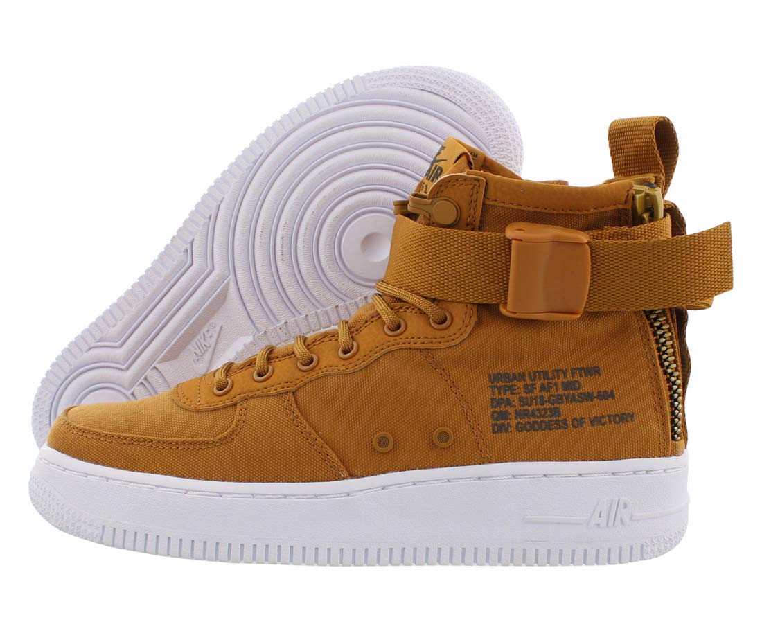 Nike SF Air Force 1 Mid Kids Basketball Shoes - High Top Sneakers for Boys & Girls - Durable Cushioned Support for School, Sports & Casual Wear