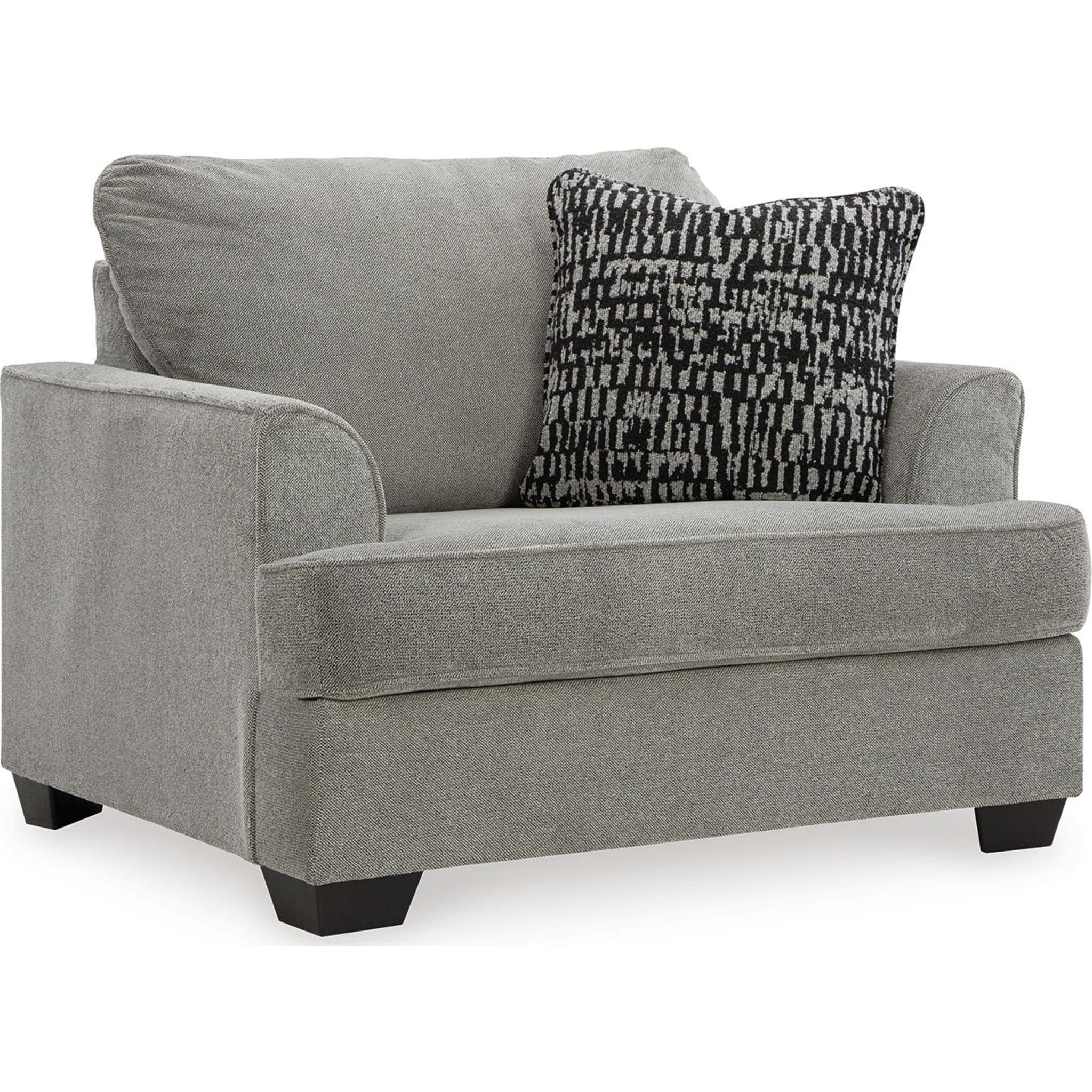 Deakin Oversized Chair and a Half - Plush Comfortable Living Room Accent Chair for Relaxing, Reading & Lounging | Perfect for Small Spaces, Apartments & Cozy Corners
