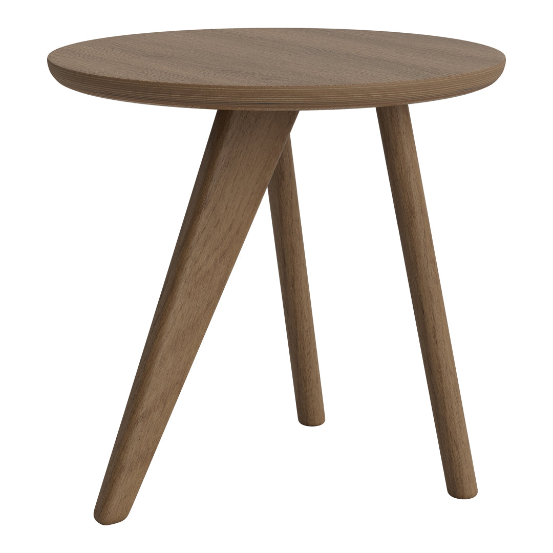 Modern Scandinavian Side Table - Hansen Hyldahl Fin by Norr11 - Minimalist Wooden End Table for Living Room, Bedroom & Office