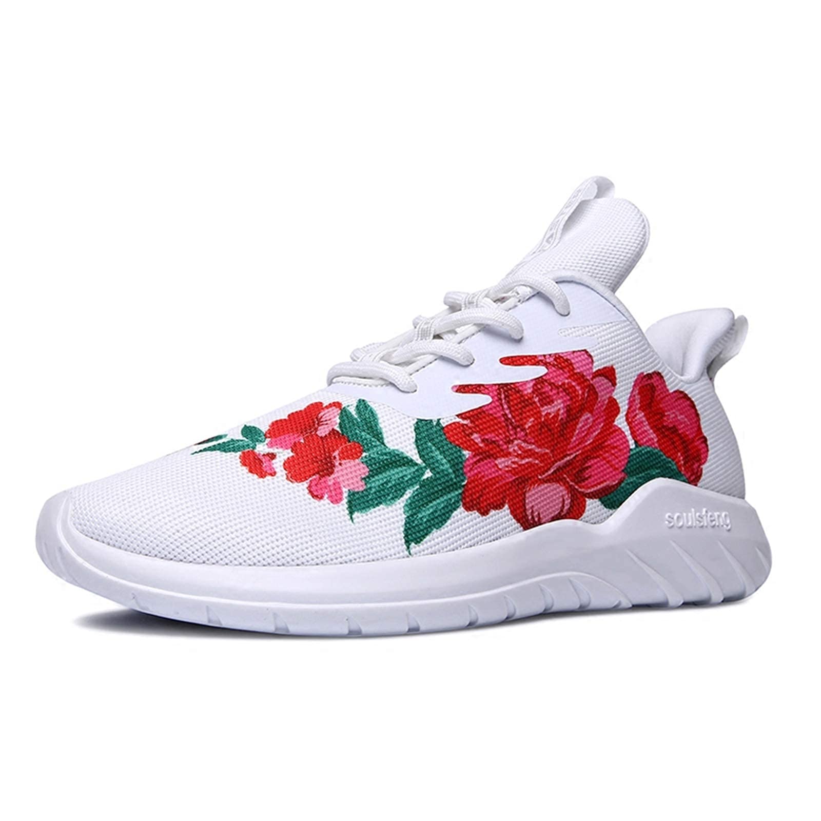 Soulsfeng Women's Running Shoes - Lightweight, Breathable, Non-Slip Tennis & Walking Sneakers for Gym, Workout, and Daily Fashion Wear