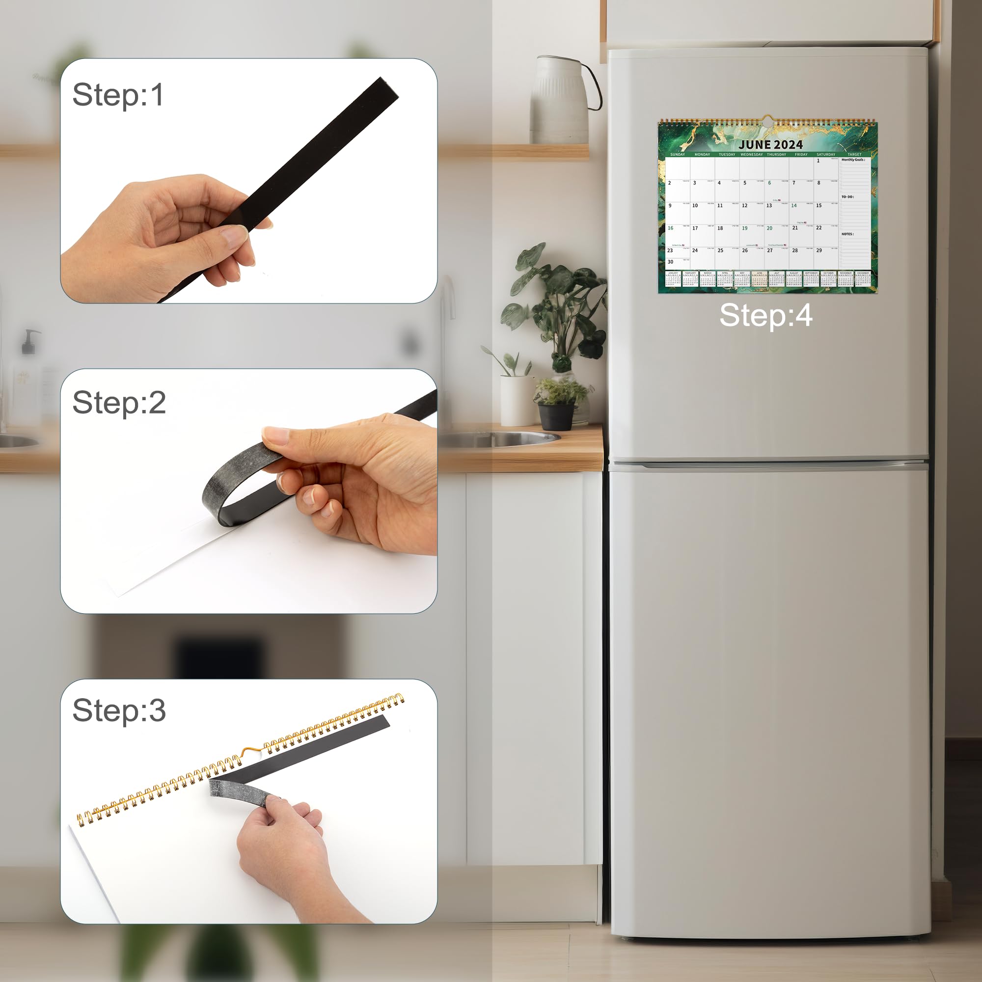 2024-2025 Magnetic Refrigerator Calendar Planner - 15
