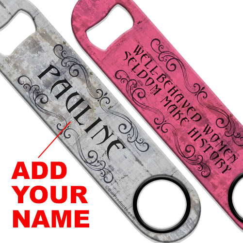Personalized Speed Bottle Opener with Name - Premium Stainless Steel Beer & Soda Opener - Perfect for Parties, Bars, and Home Use