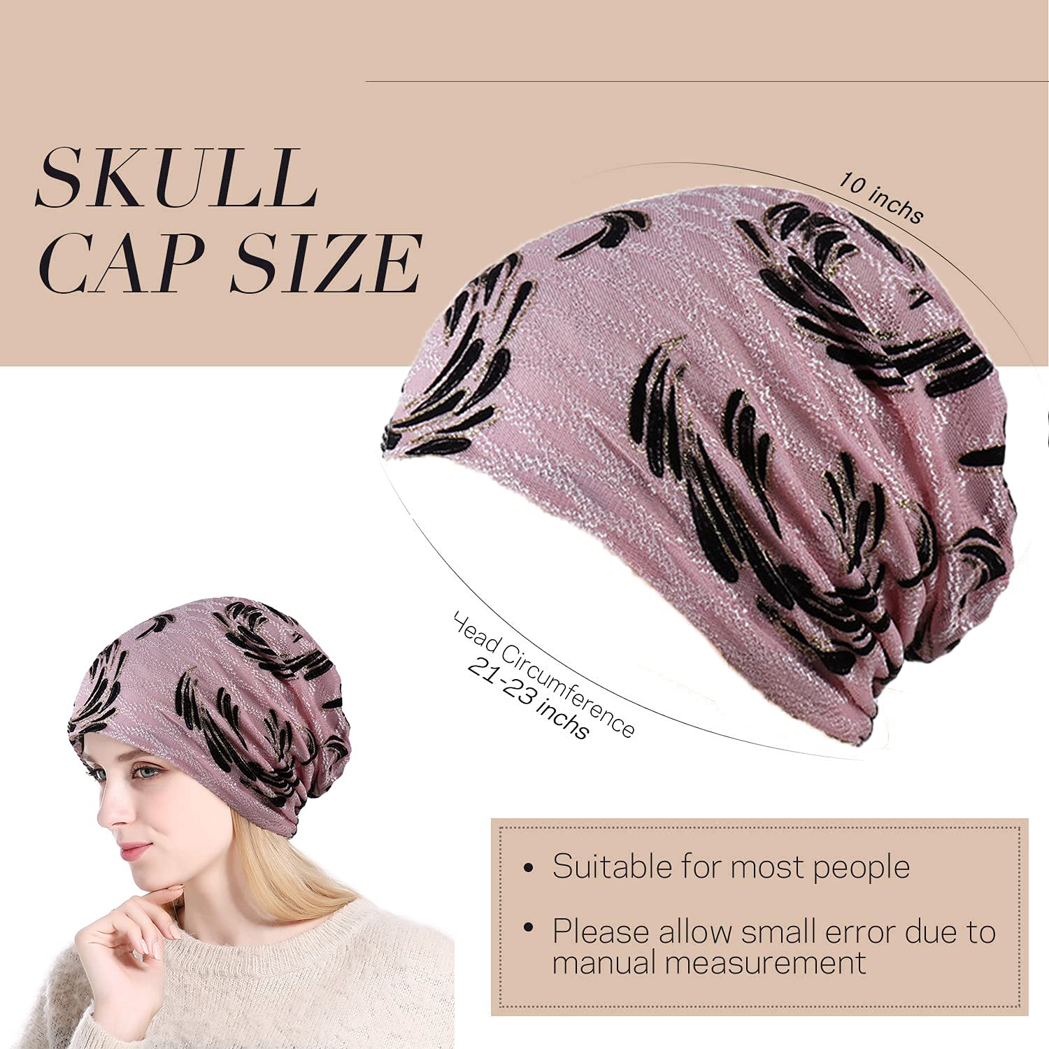 Seven Wolves Unisex Winter Beanie Hat - Soft Warm Knit Skull Cap for Men & Women - Perfect for Cold Weather, Chemo Therapy, Sleeping & Outdoor Activities