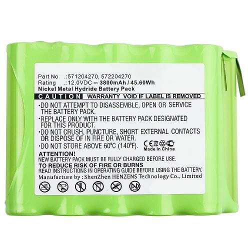 Synergy Digital Replacement GPS Battery for Trimble 571204270 & 572204270 - 12V Ni-MH 3800mAh High-Capacity Power Supply for Survey Equipment - Perfect for Land Surveying, Construction Mapping & Outdoor Navigation