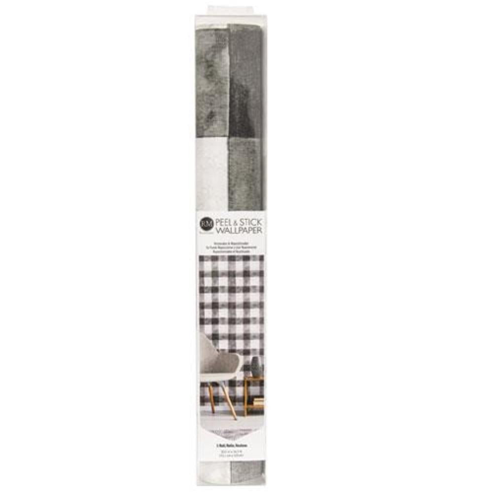 Buffalo Plaid Peel and Stick Wallpaper - Self-Adhesive Removable Wallpaper for Home Decor, Bedroom, Living Room, Office - Easy to Install & Remove - Perfect for Accent Walls, DIY Projects, and Rental Spaces