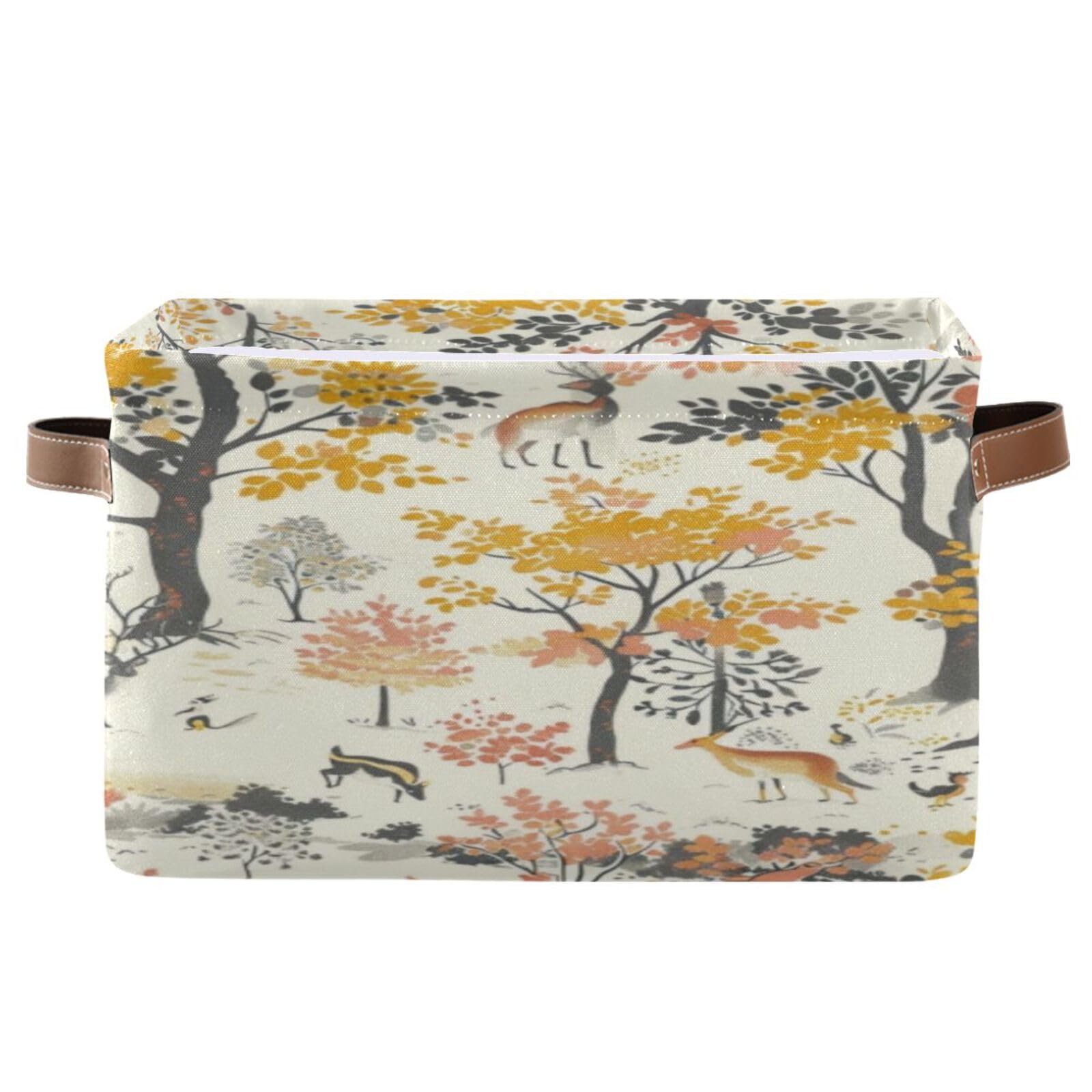 Large Fabric Storage Bins with Handles - Closet & Shelf Organizers for Clothes, Toys, Home