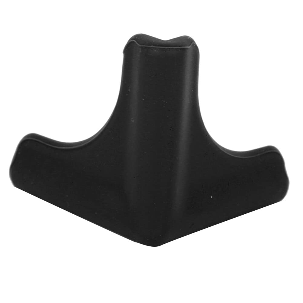 4-Pack Wallfire Baby Corner Guards - Soft Food Grade Silicone Edge Protectors for Furniture, Non-Toxic Child Safety Bumpers (Black) - Perfect for Baby Proofing Tables, Cabinets and Sharp Corners
