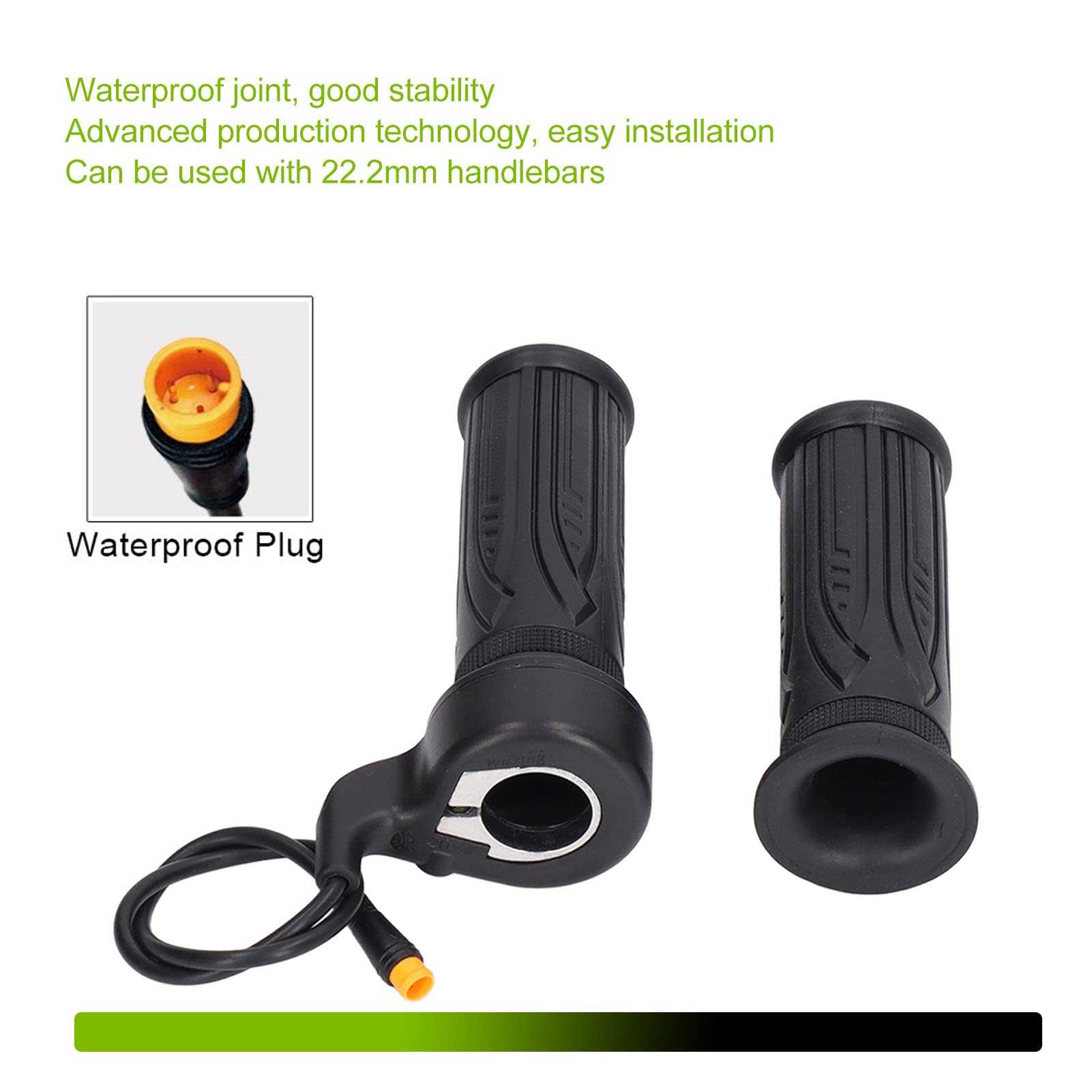 VBESTLIFE Electric Scooter Throttle Grip - High Sensitivity Accelerator Handle with Adjustable Joint for E-Scooters - Perfect for Commuting & Urban Travel