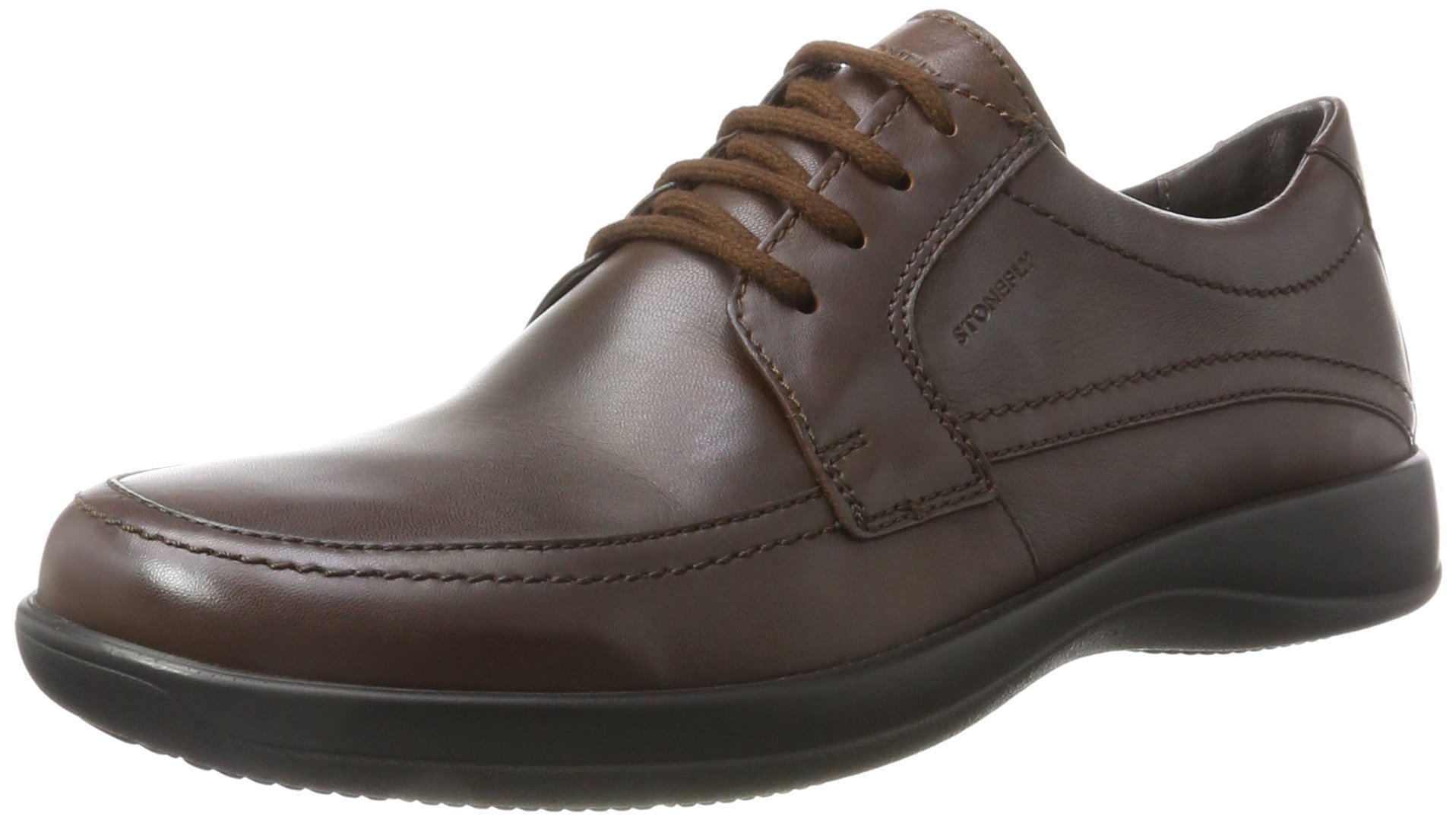 Stonefly Men's Derby Shoes - Classic Oxford Dress Shoes for Men | Formal & Business Attire | Comfortable Leather Loafers for Office, Wedding & Special Occasions