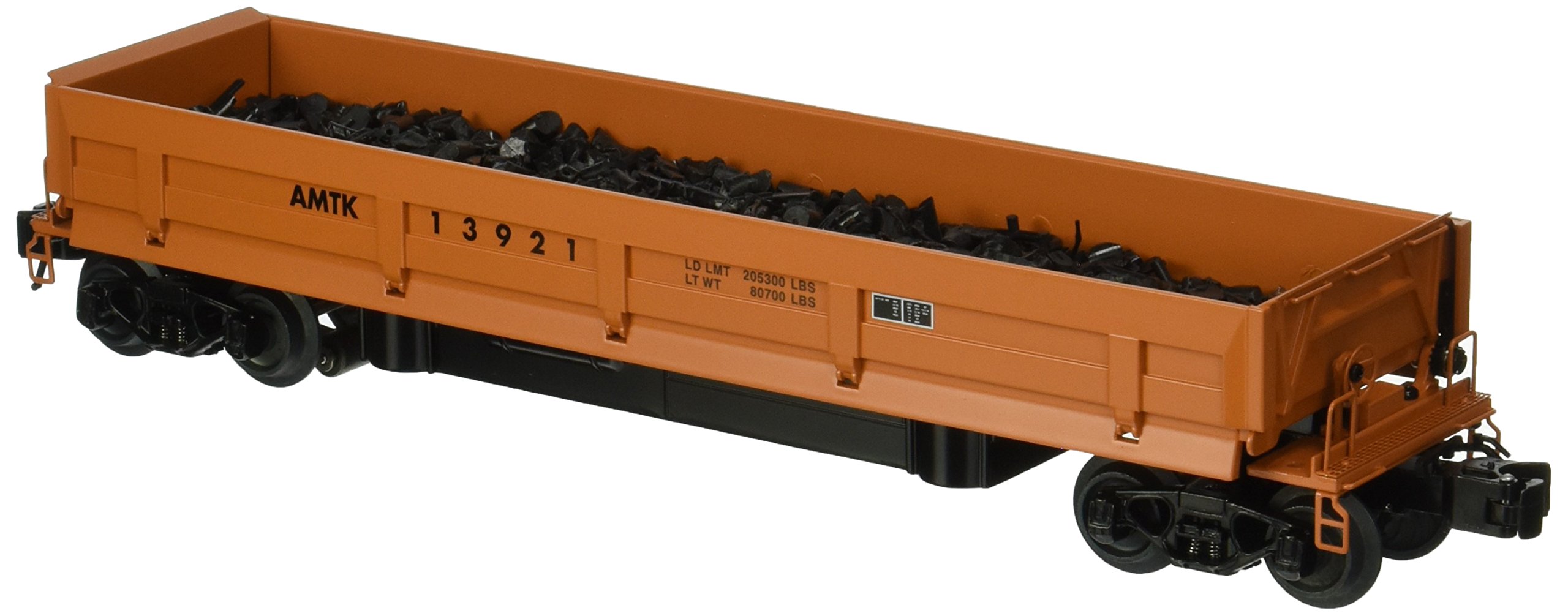 Williams By Bachmann Amtrak O Scale Operating Coal Dump Car - Model Train Accessory for Realistic Railroad Scenery & Layouts - Perfect for Collectors, Hobbyists & Train Enthusiasts