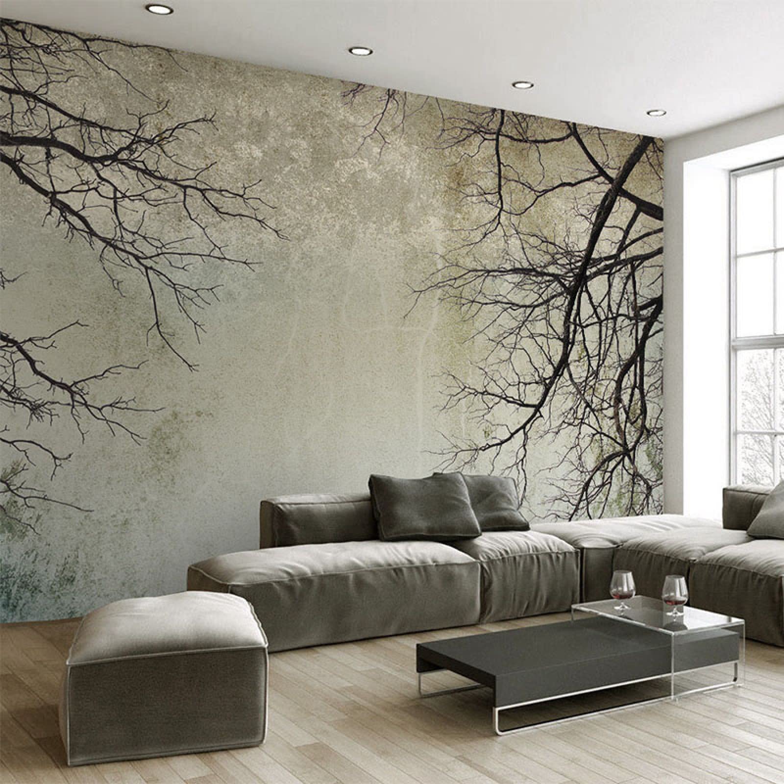 Custom 3D Modern Mural Wallpaper - Any Size Sky Photo Branch Design for Living Room & Home Decor (157''W x 110''H) - Perfect for Bedroom, Office & Accent Walls