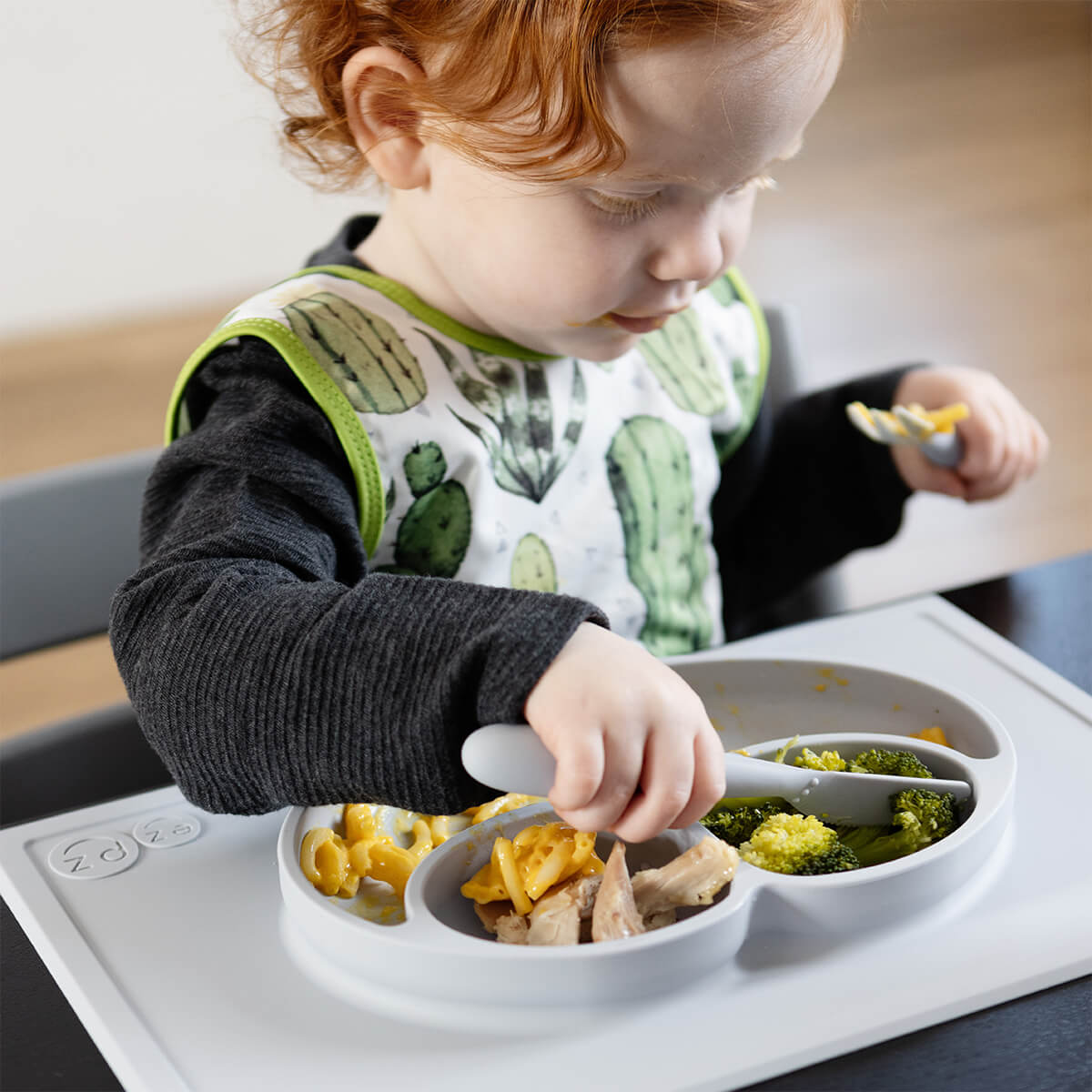 Happy Utensils - BPA-Free Toddler Spoon, Fork & Safe Knife Set for Kids Ages 1-5 | Ergonomic Grip for Easy Self-Feeding | Perfect for Baby-Led Weaning, Daycare & Travel