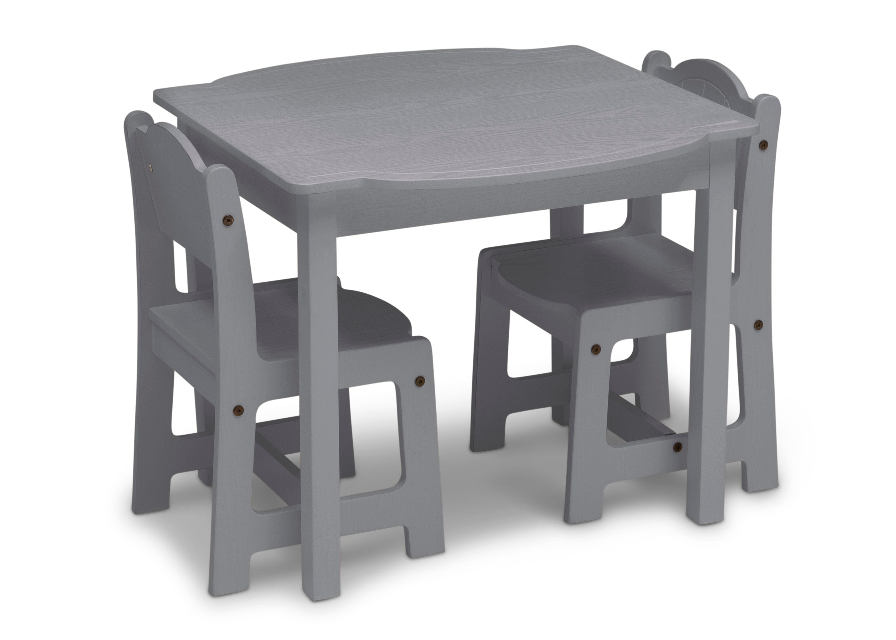 Newport Dining Table and 2 Chairs Set - Modern Kitchen Furniture for Small Spaces | Perfect for Breakfast Nook, Apartment, or Outdoor Patio
