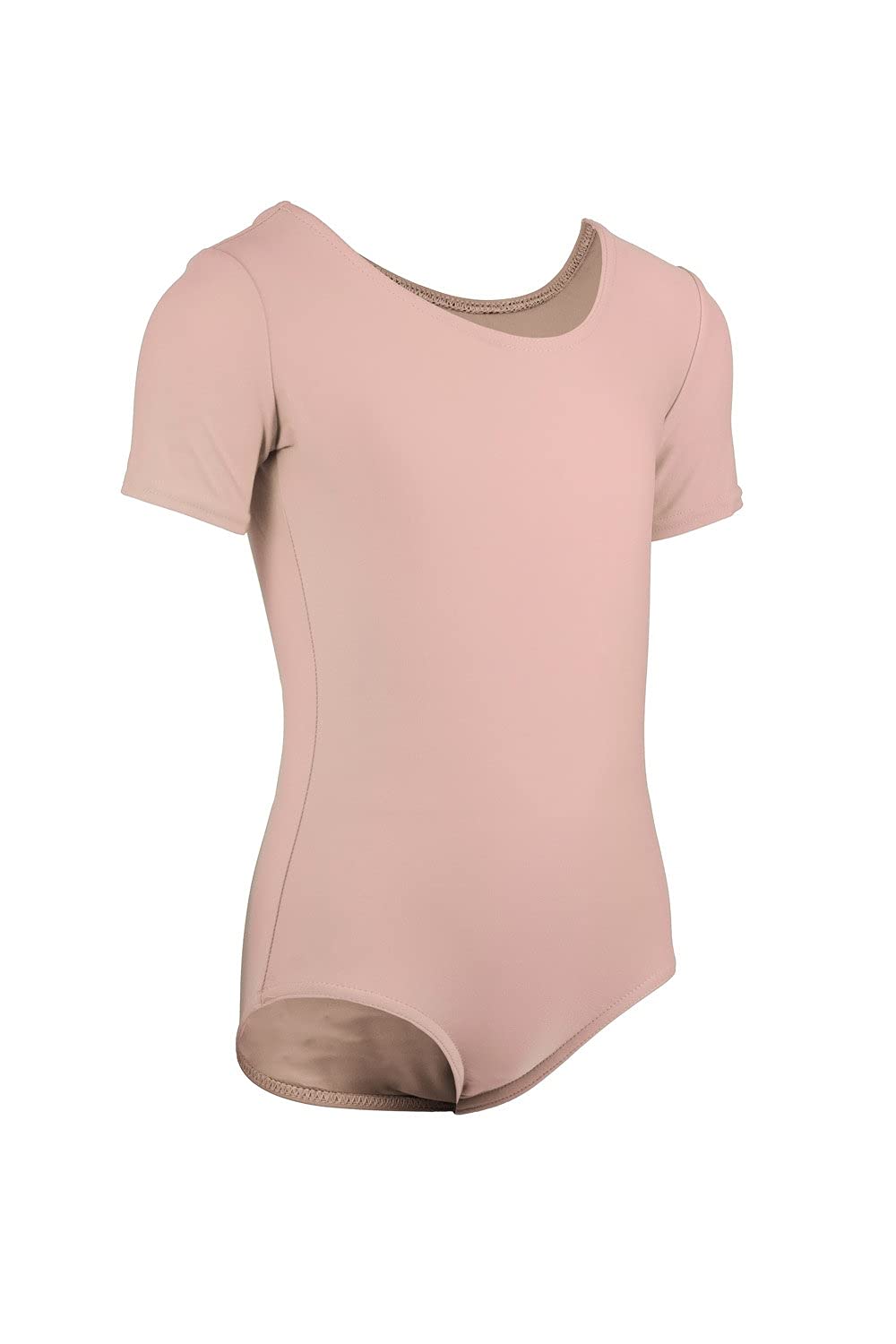 Girls Short Sleeve Dance Leotard for Ballet, Jazz & Gymnastics - Comfortable Stretch Fabric for Performance & Practice