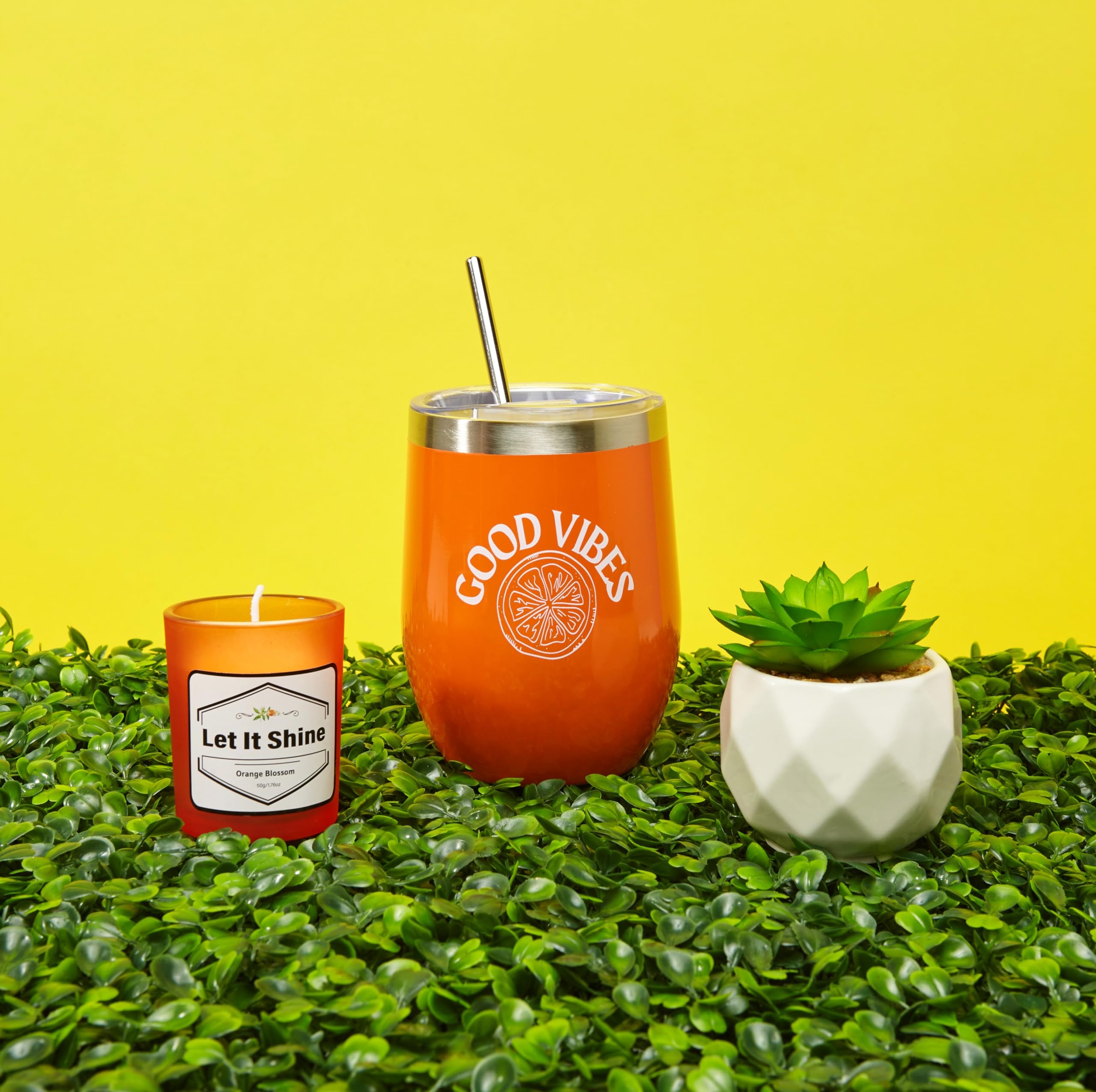 Orange Themed Gift Baskets for Women - Premium Self Care & Get Well Soon Care Package - Thoughtful Thinking of You Gifts - Perfect for Birthdays, Holidays & Recovery - Made in USA