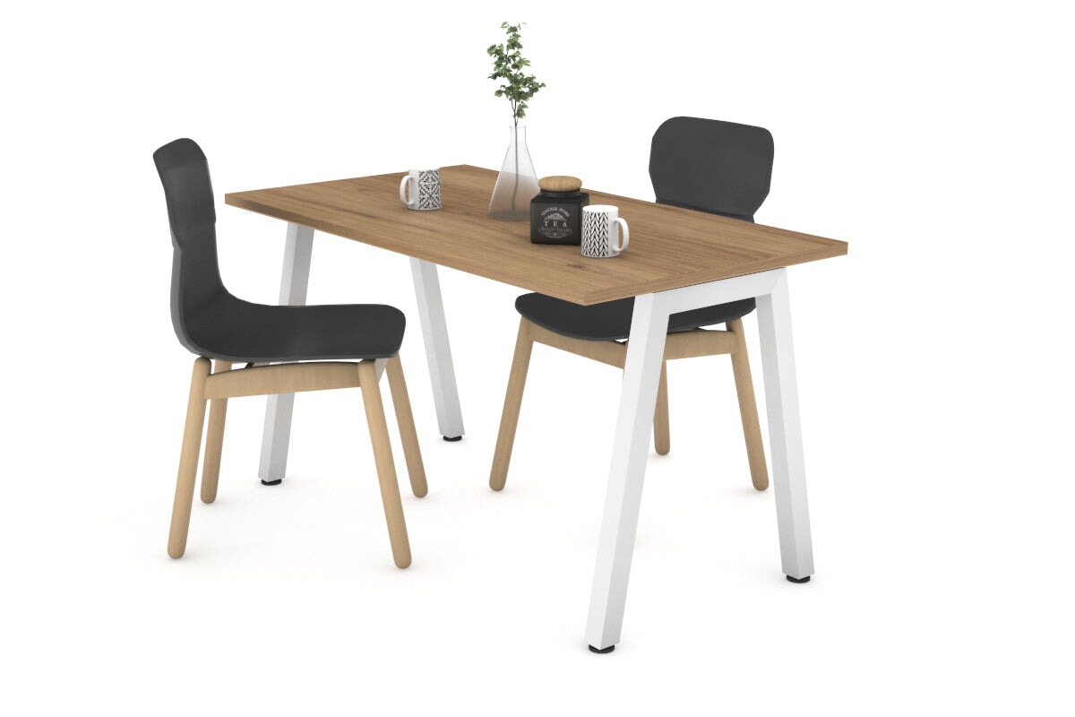 Quadro A Legs Table - 1000L x 600W Modern Dining Table for Home & Office - Perfect for Dining Rooms, Kitchens, and Workspaces