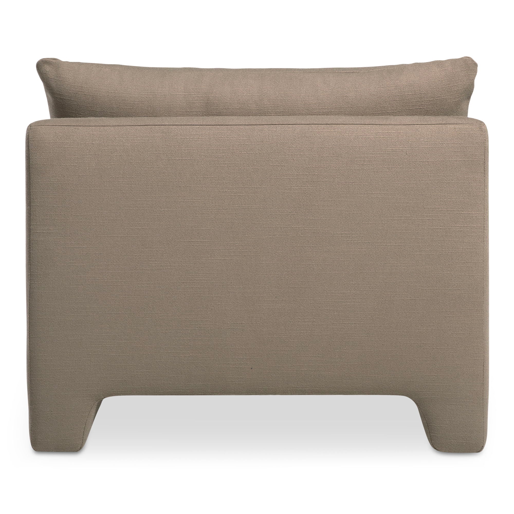 Estelle Modern Lounge Chair with Flax Upholstery - Perfect for Living Room, Bedroom, or Office Relaxation