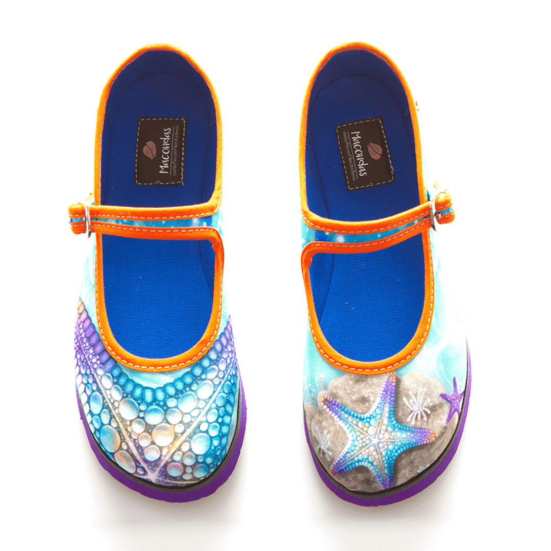Macondas® Women's Mary Jane Shoes - Elegant Starfish Design for Comfort & Style | Perfect for Casual Wear, Office & Special Occasions