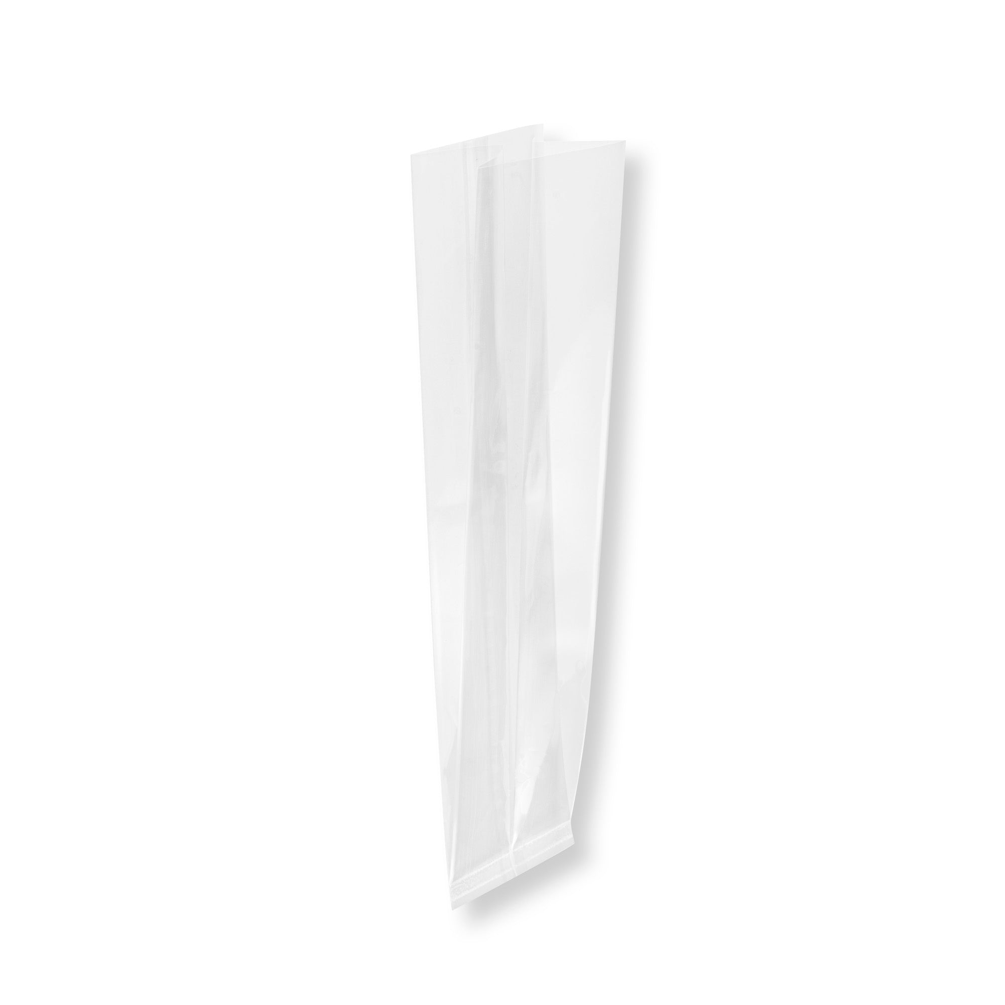 Clear Plastic Gusset Bags - High Clarity, Heat Sealable, 2