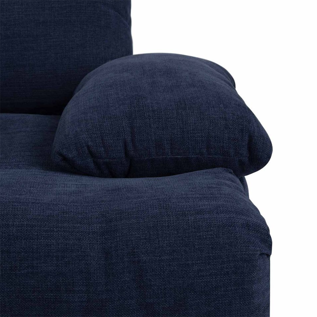 Modern Neptune Sectional Sofa - Comfortable L-Shaped Couch with Reversible Chaise for Living Room, Family Room & Home Theater - Soft Fabric Upholstery & Sturdy Wooden Frame