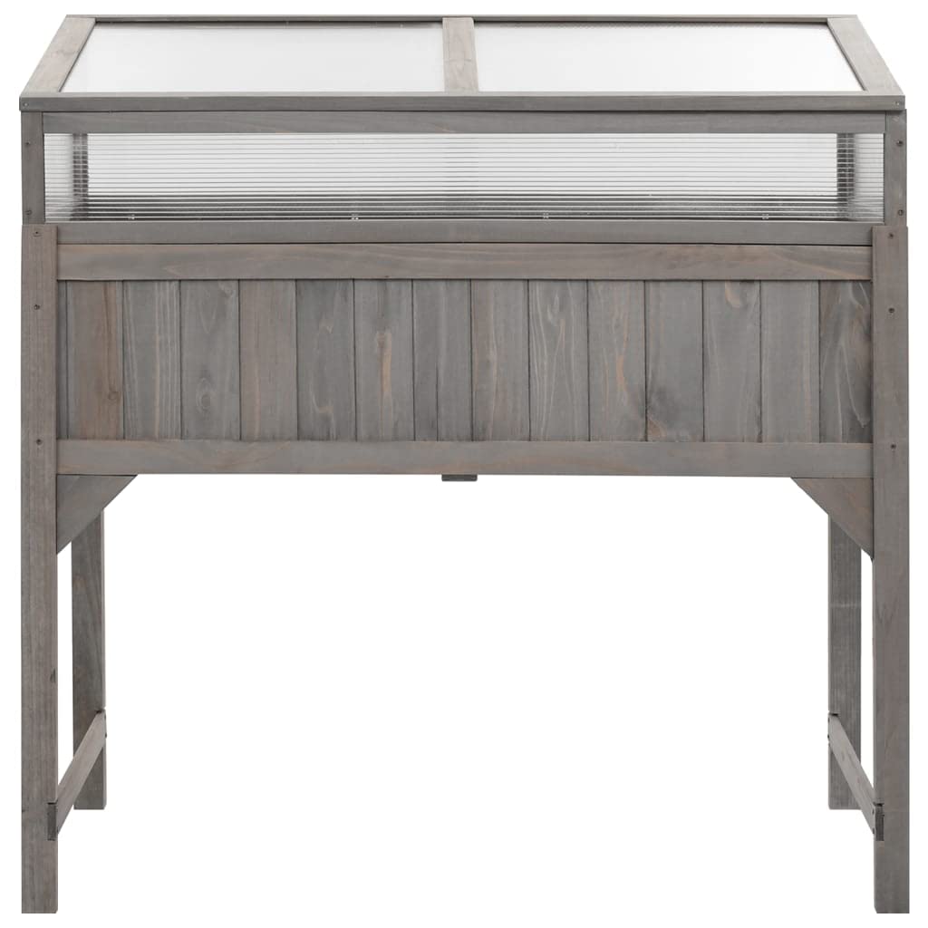 Raised Garden Bed with Greenhouse Cover - 43.3