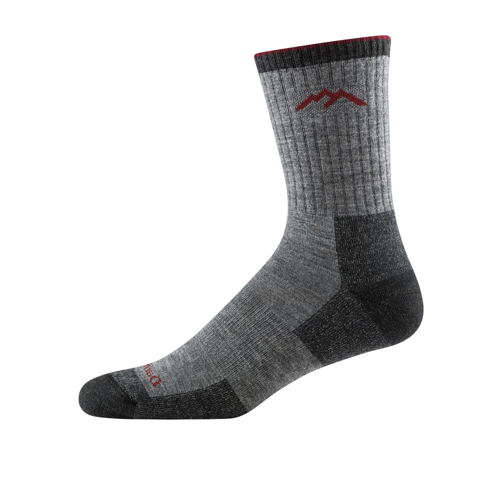 **Darn Tough Men's Hiking Socks - Midweight Micro Crew with Cushioning - Charcoal Grey - Moisture-Wicking & Durable for Outdoor Adventures**    *(Perfect for Hiking, Backpacking, and Everyday Comfort)*
