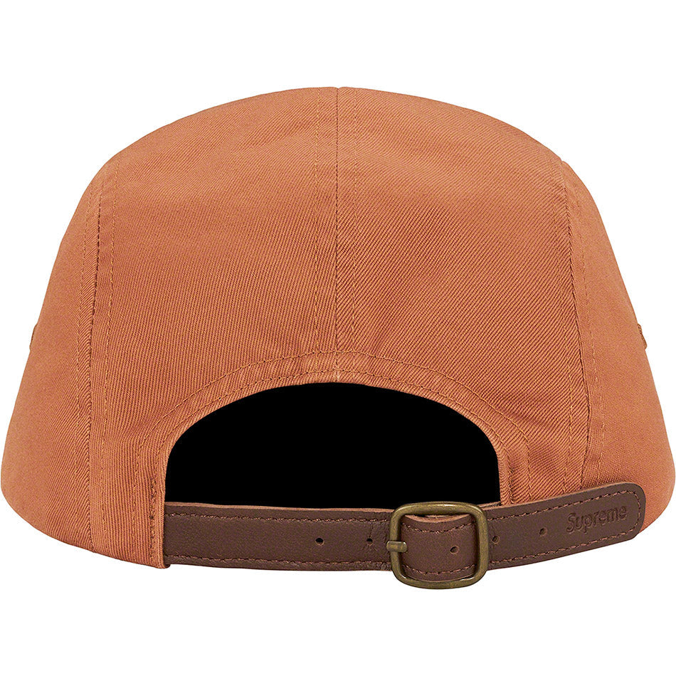 Supreme SS23 Washed Chino Twill Camp Cap - Brown Casual Hat for Men, Streetwear Fashion Accessory for Outdoor Activities & Daily Wear