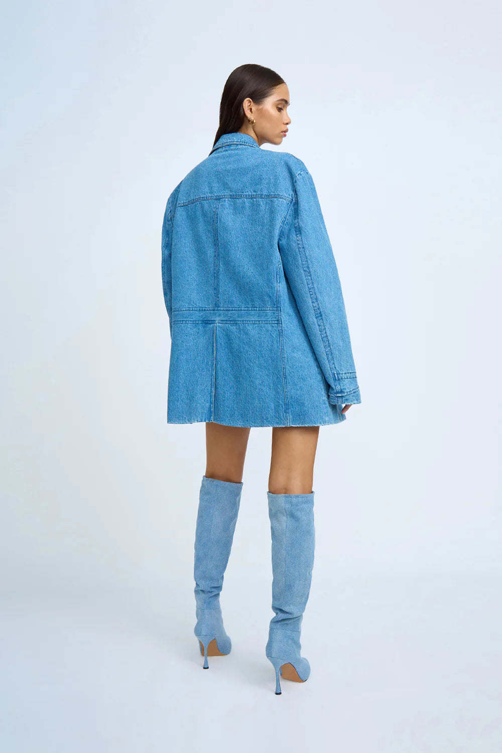 Blue Jean Beauty Blazer - Distressed Denim Jacket for Women | Casual & Chic Outerwear for Everyday Wear