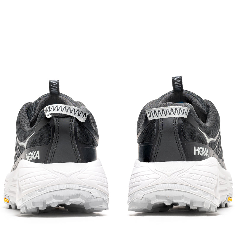 Hoka One One Mafate Three2 Trail Running Shoes for Men & Women - Black/Cosmic Grey | Ultra Cushioning for Hiking & Outdoor Adventures