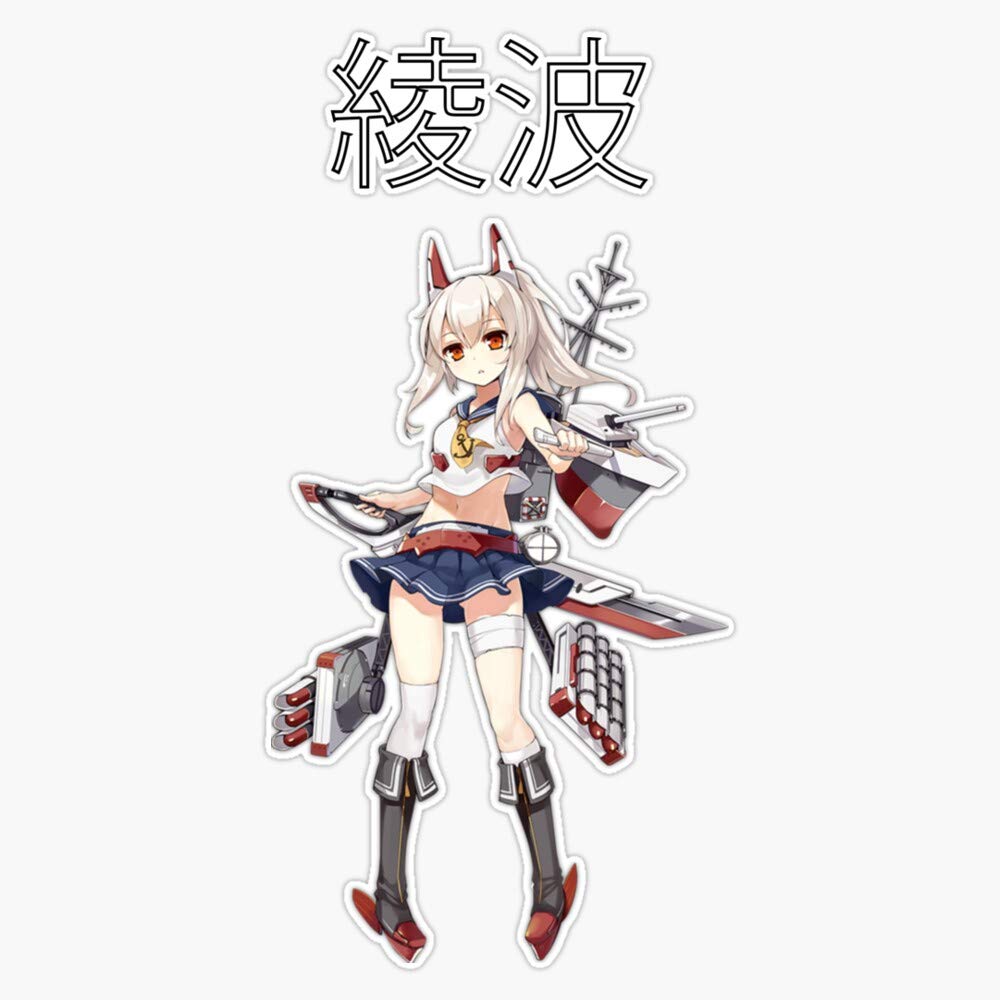 Leyland Designs Ayanami Azur Lane Vinyl Sticker - Durable Outdoor Rated Decal for Windows, Bumpers, Laptops, Crafts, and DIY Projects - 5 Inch