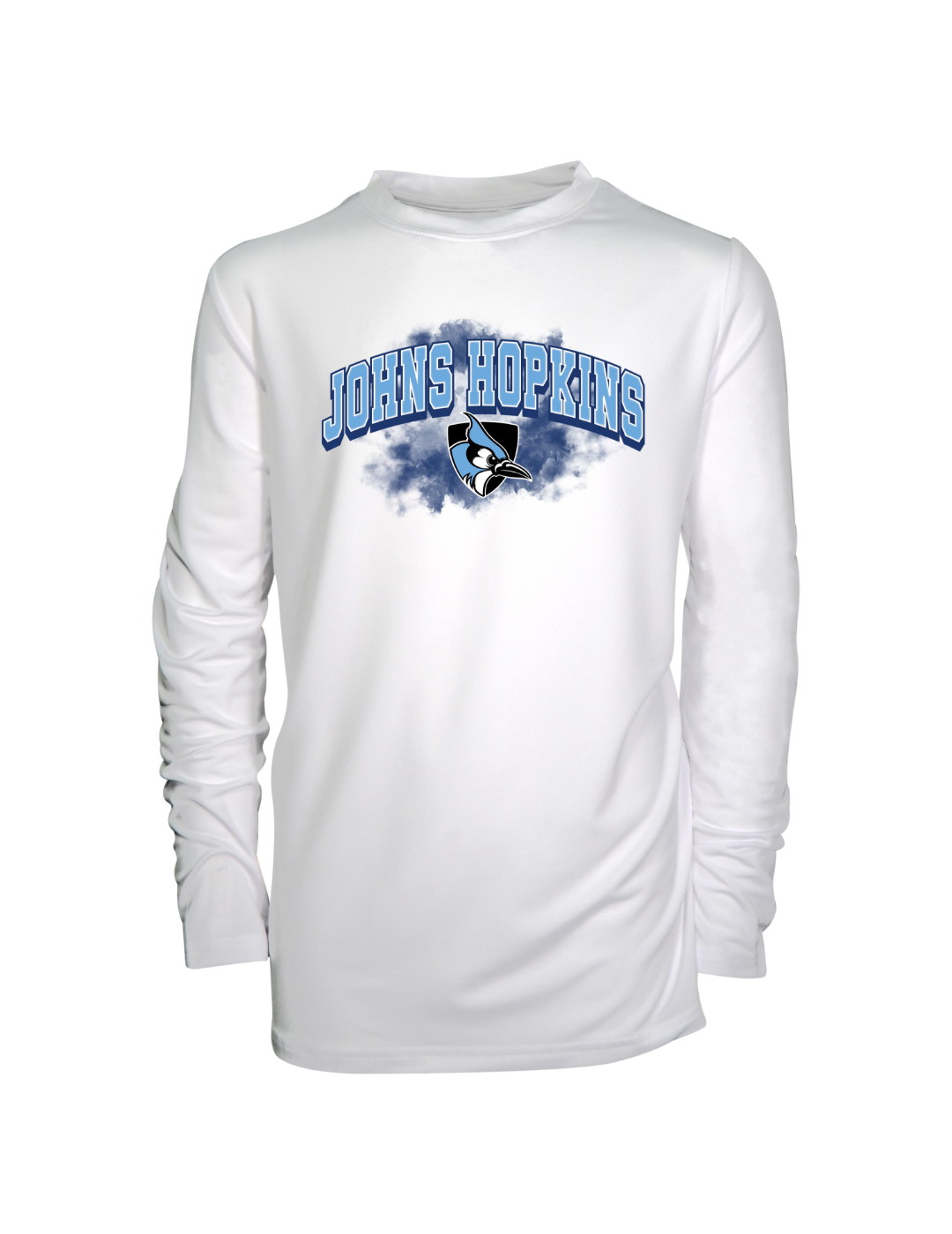Johns Hopkins Blue Jays Youth Boys' Long Sleeve T-Shirt - Comfortable Cotton Jersey for School, Sports & Casual Wear