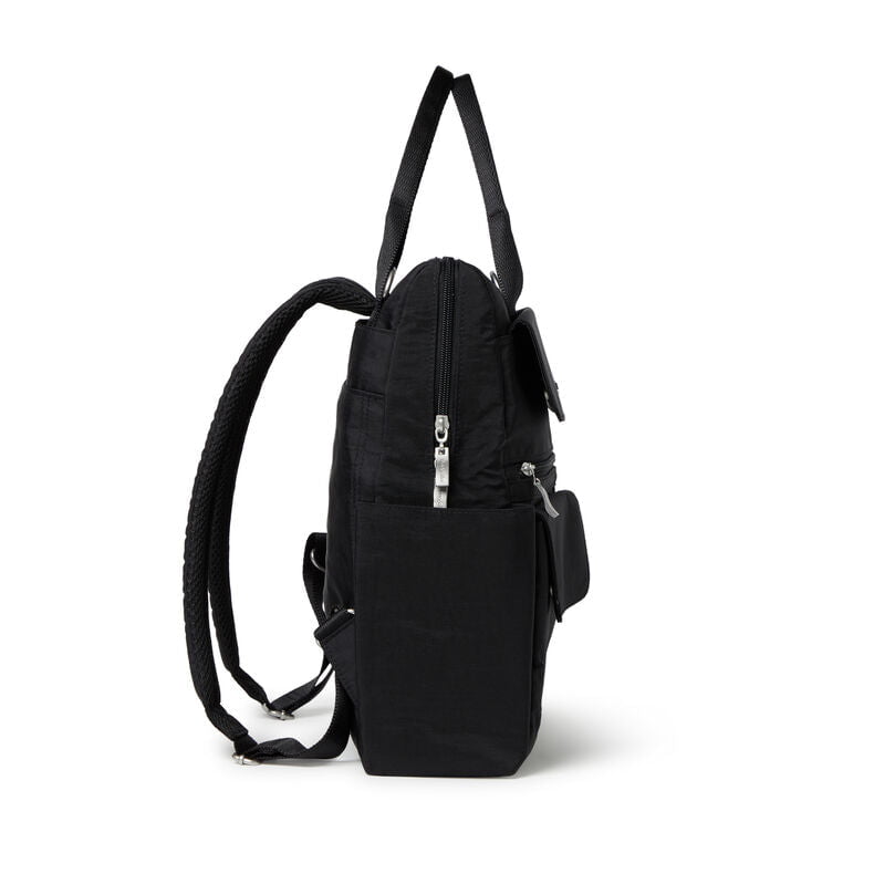 Baggallini Modern Everywhere Laptop Backpack for Women & Men - Lightweight Water-Resistant 15.6 Inch Laptop Bag with USB Charging Port - Perfect for Work, Travel & School