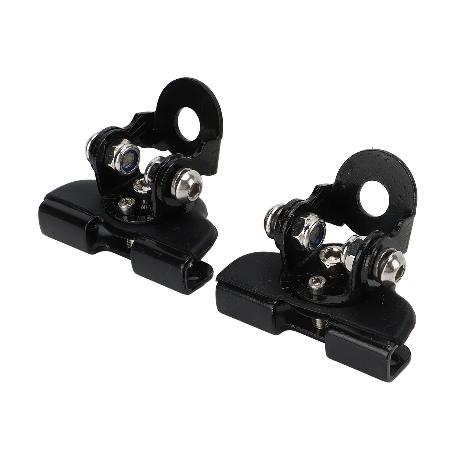 Qiilu Universal 2-Piece Adjustable LED Light Bar Mounting Bracket Kit - Heavy Duty Hood/Pillar Clamp for Off-Road Trucks, UTVs, SUVs & Sedans | Perfect for Night Driving, Work Lighting & Outdoor Adventures