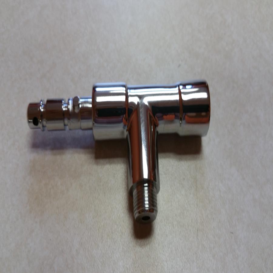 Chrome & Cappuccino Automatic Steam Shaft T Bar - Perfect for Home Espresso Machines & Commercial Coffee Shops