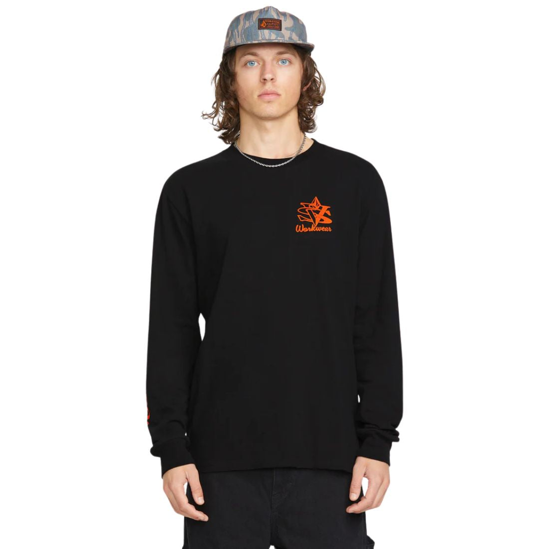 Volcom Men's Long Sleeve Excavator Shirt A3612502 - Casual Button-Up Flannel for Outdoor Activities, Hiking & Workwear