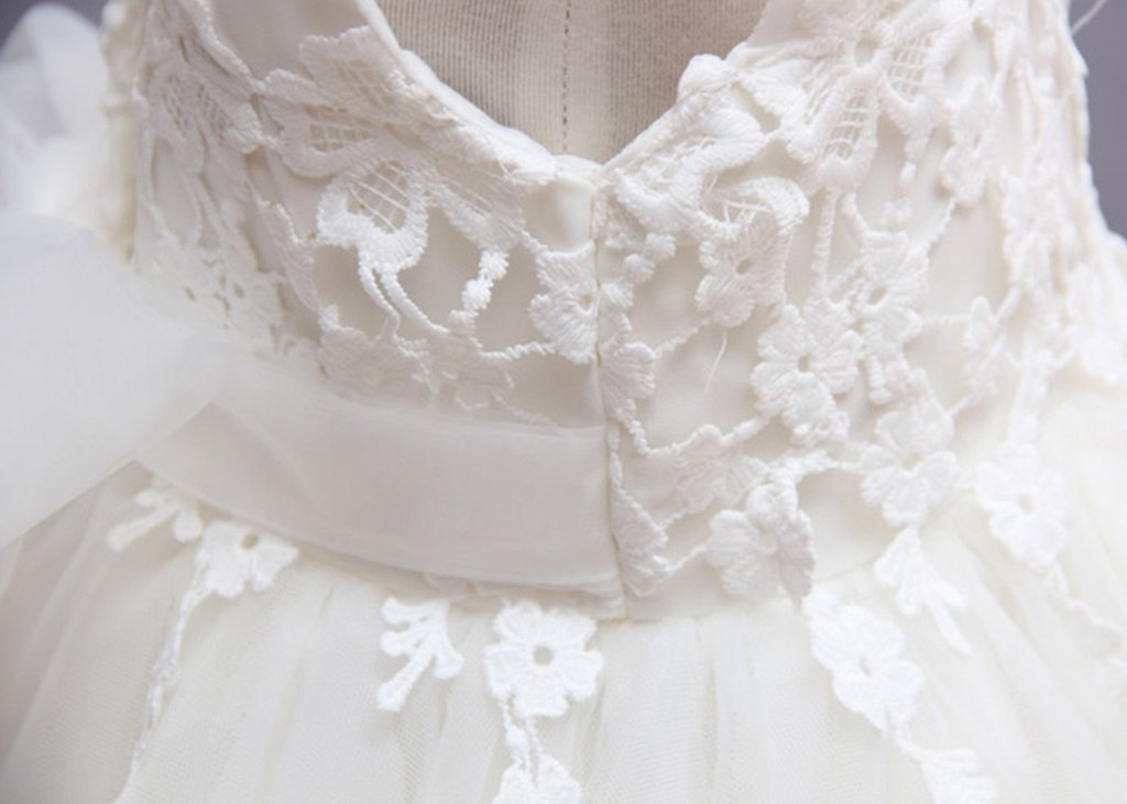 Elegant Baby Princess Lace Bridesmaid & Flower Girl Wedding Dresses - Perfect for Church Ceremonies, Formal Events & Special Occasions