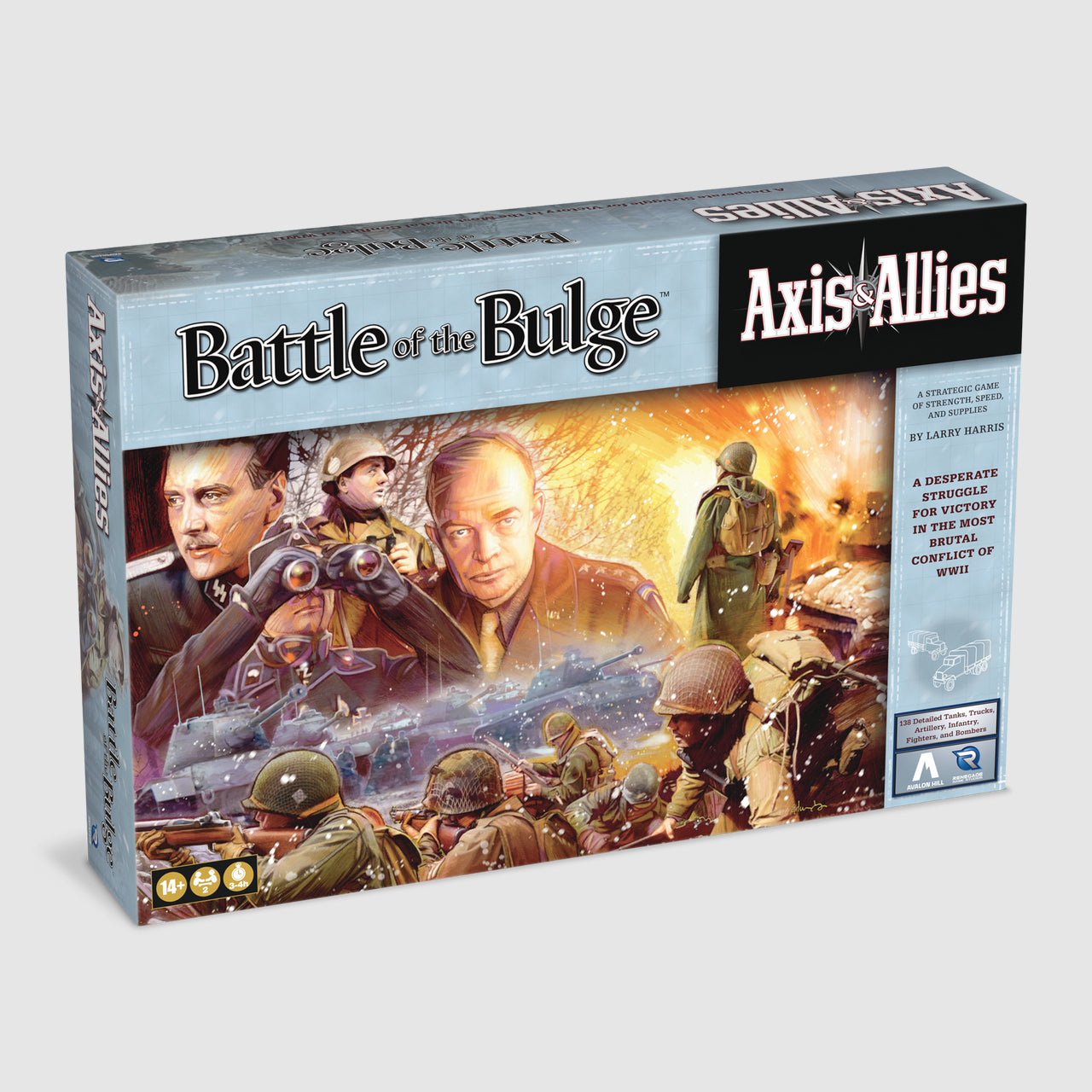 Axis and Allies: Battle of the Bulge - WWII Strategy Board Game for Adults & Teens | Perfect for Game Nights, History Enthusiasts, and Military Strategy Lovers